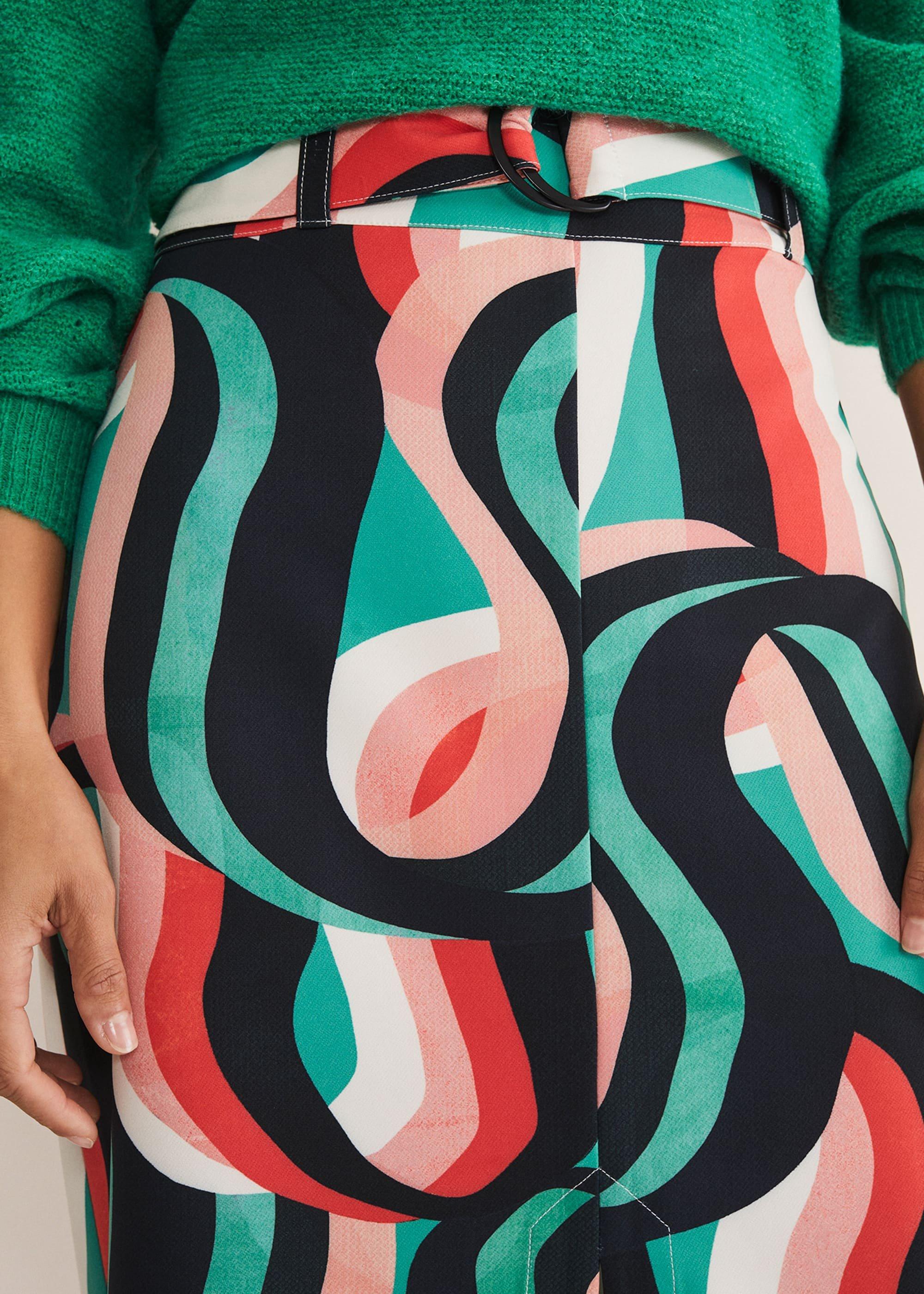 Nathalie Swirl Midi Skirt