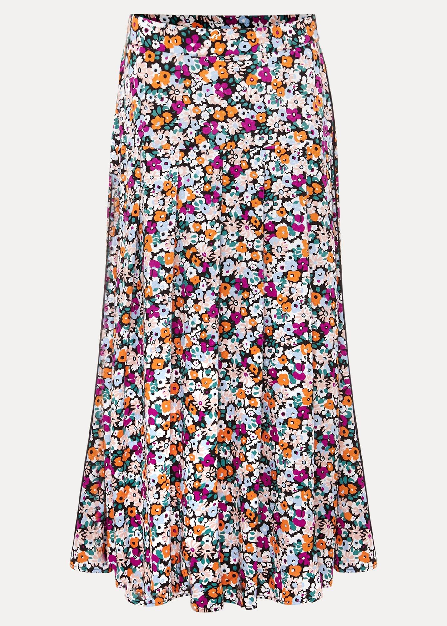 Mona Floral Tiered Skirt