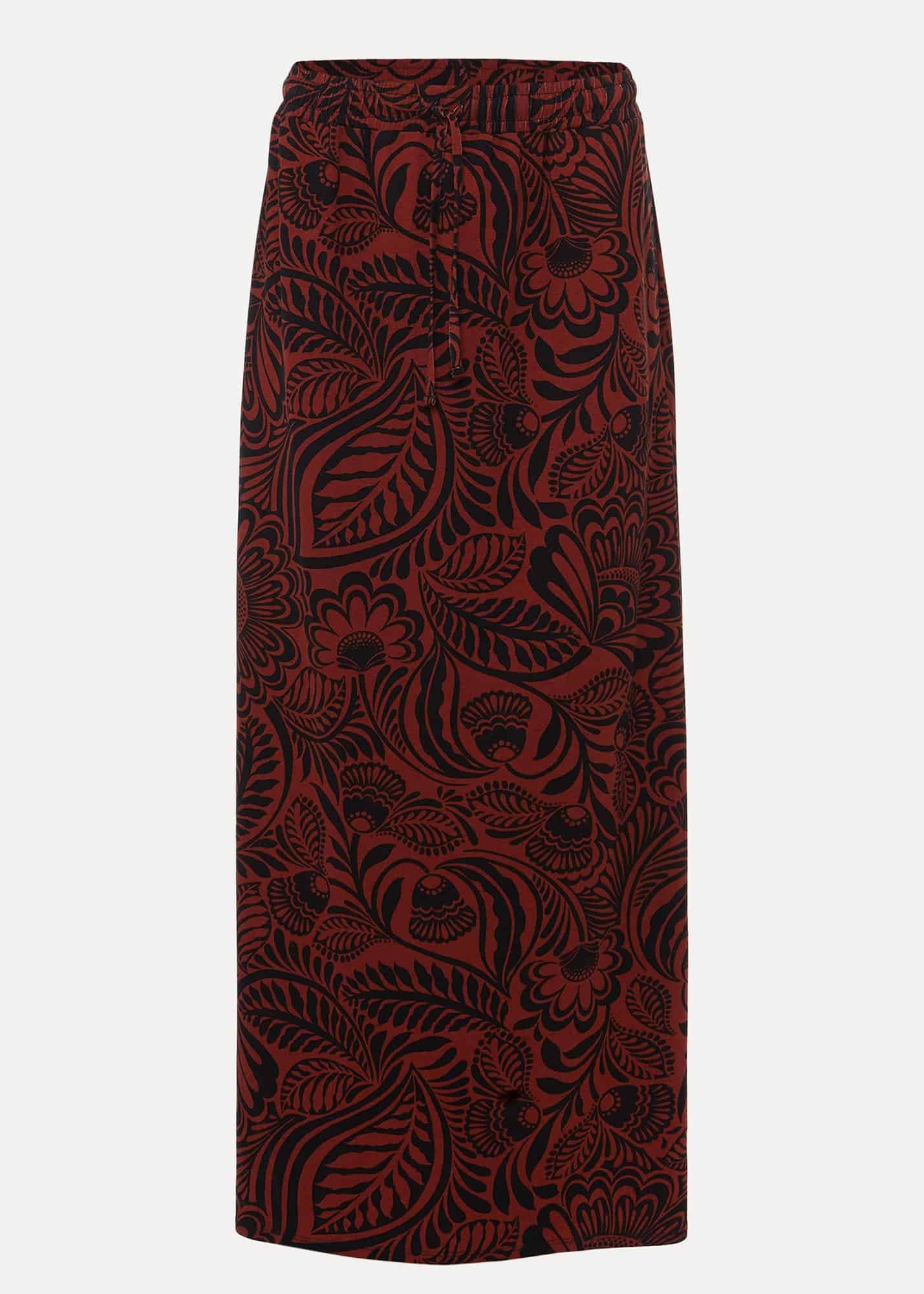Mara Abstract Maxi Skirt