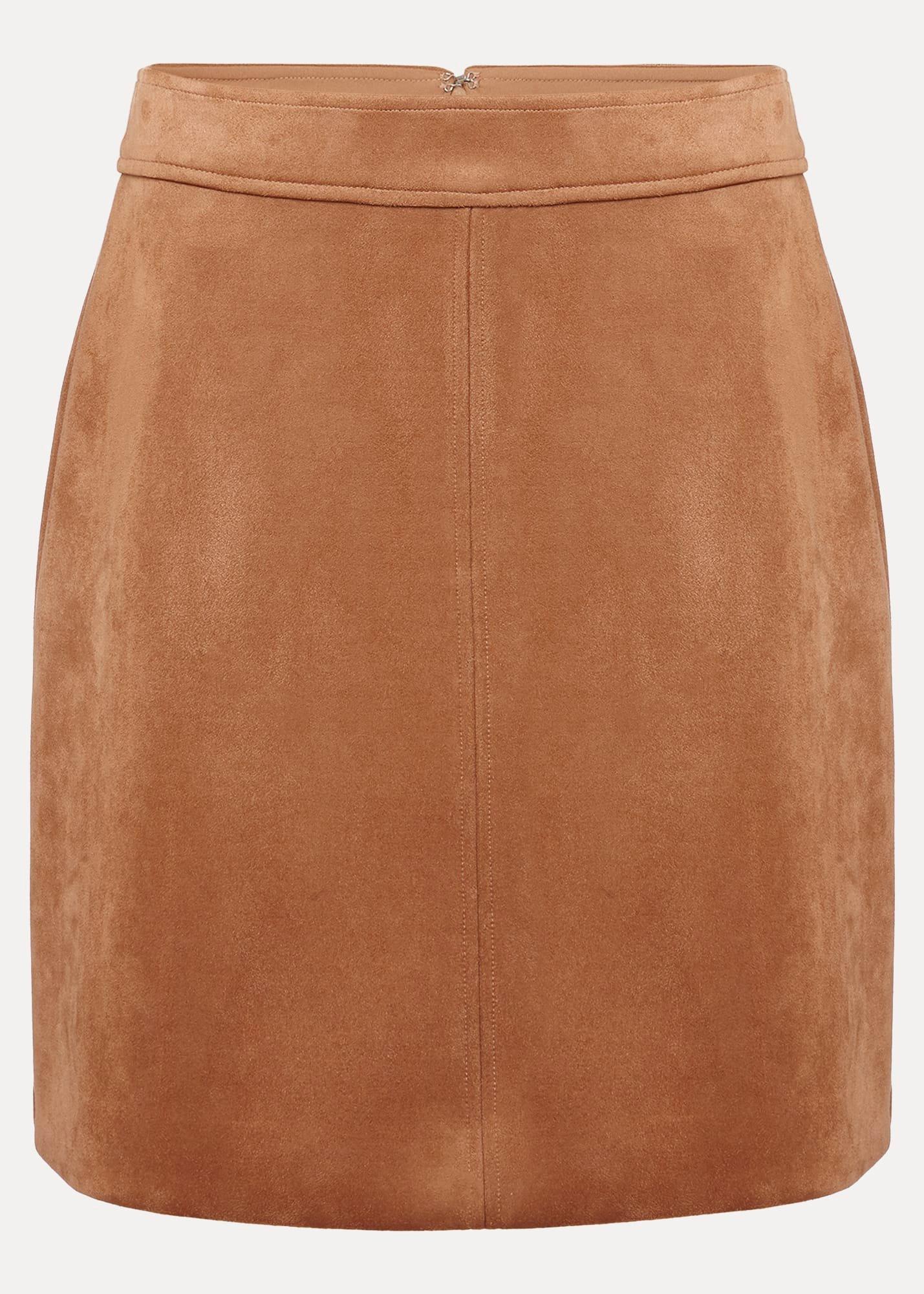 Darya Faux Suede Mini Skirt