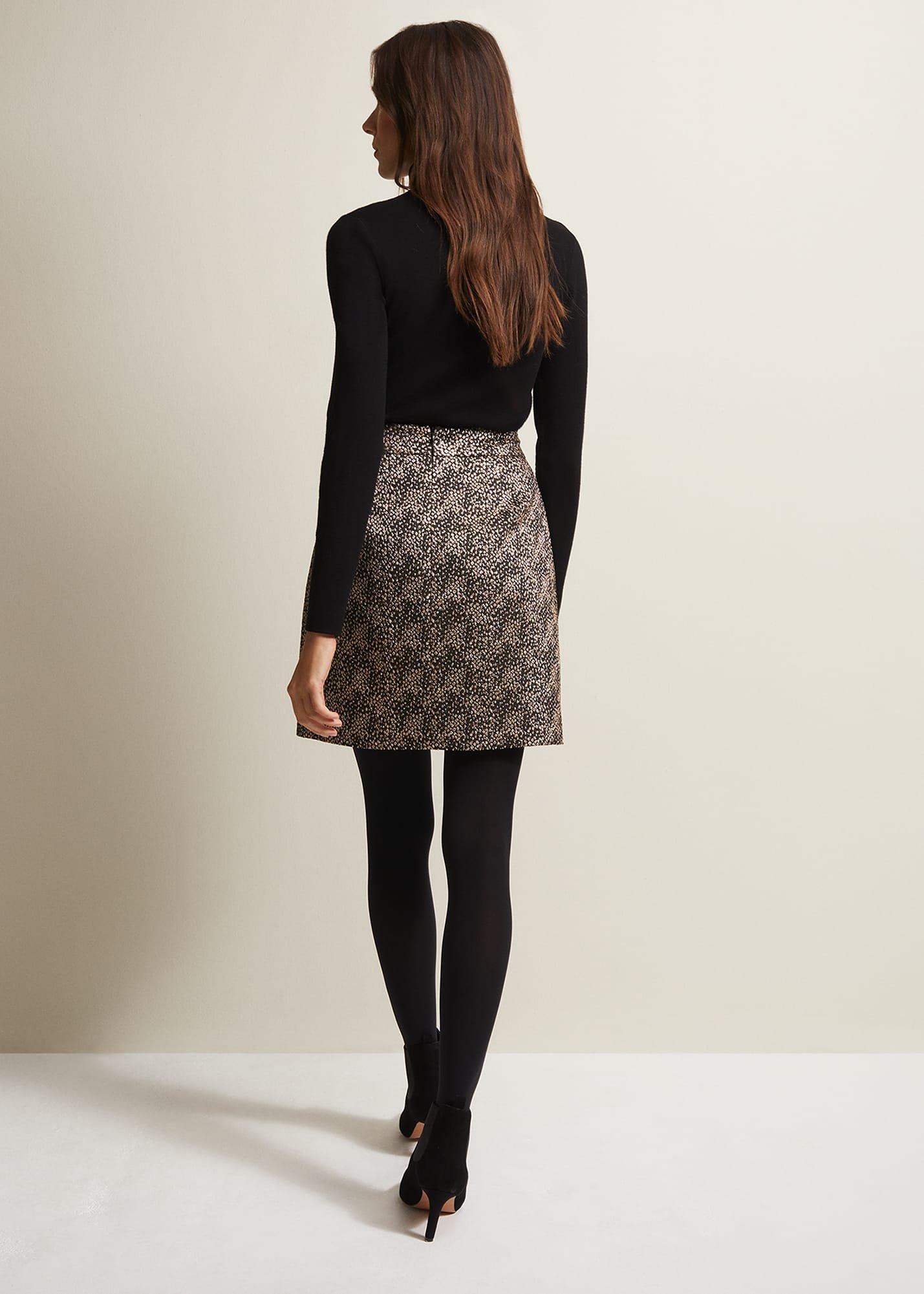 Kilah Jacquard Mini Skirt