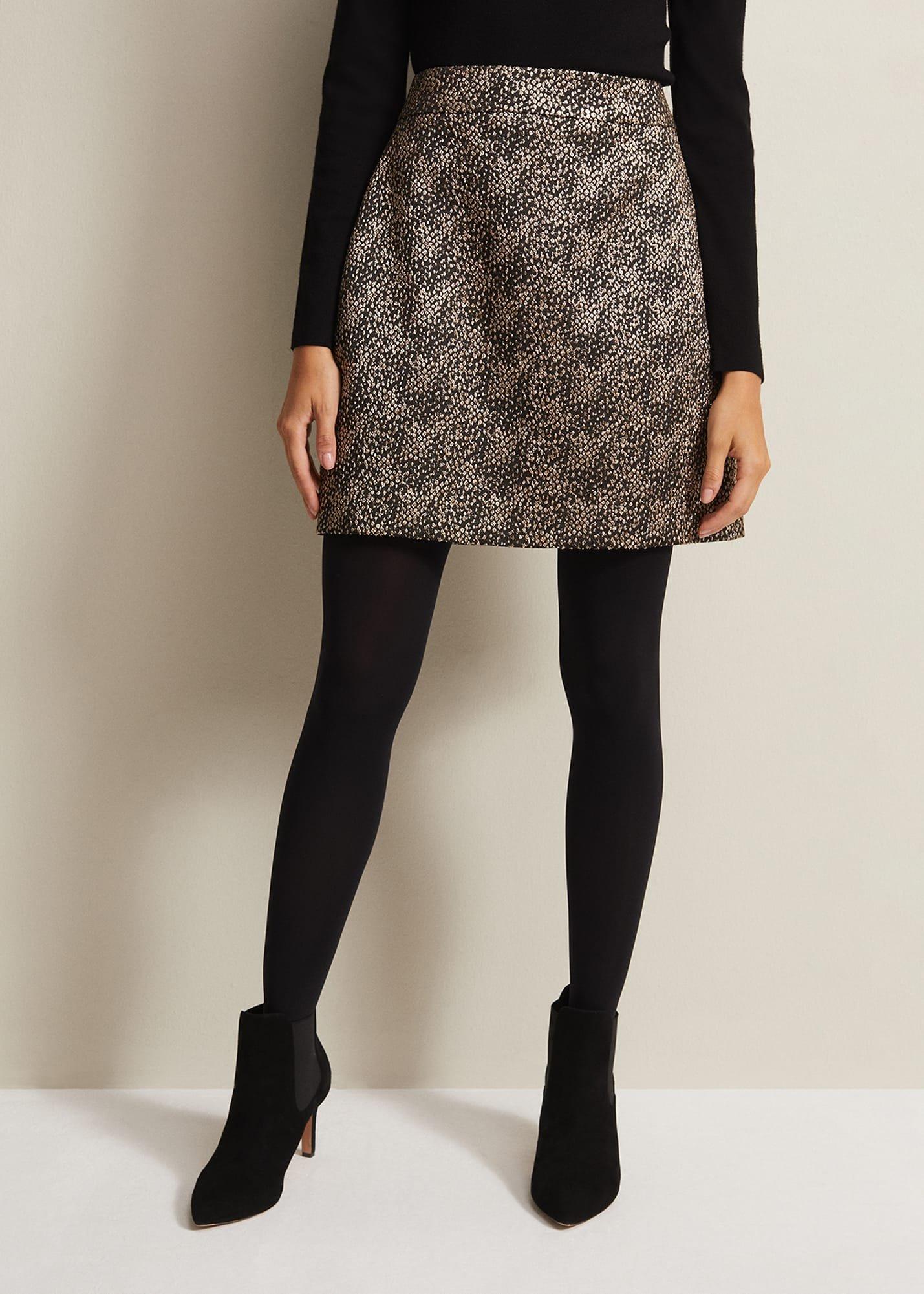Kilah Jacquard Mini Skirt
