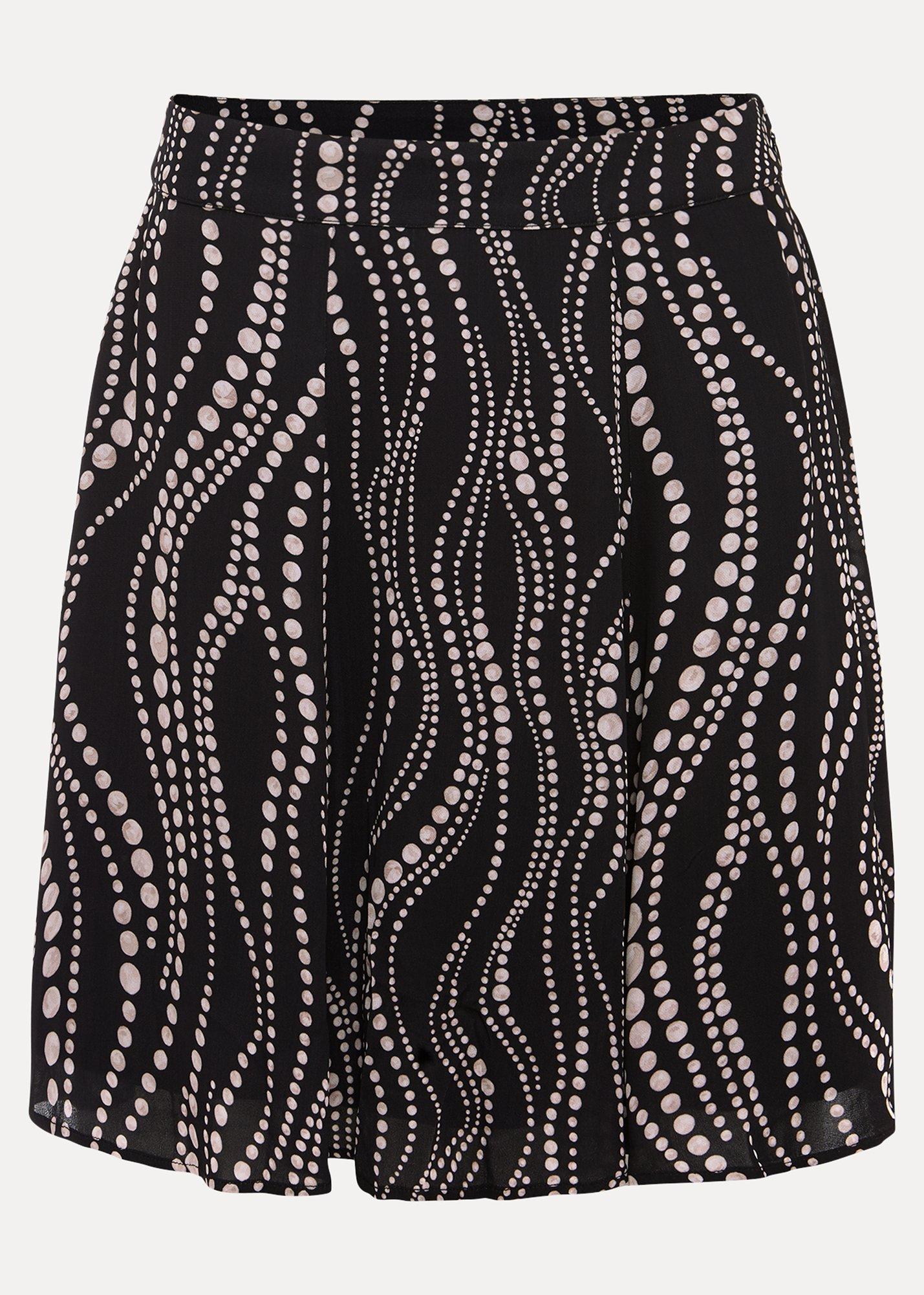 Ilaria Flippy Mini Pearl Print Skirt
