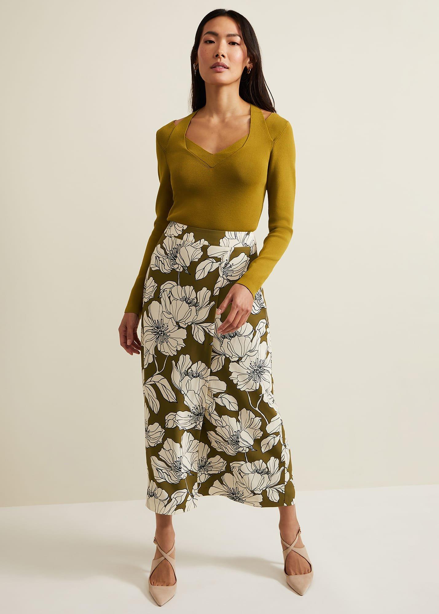 Amalia Floral Midi Skirt