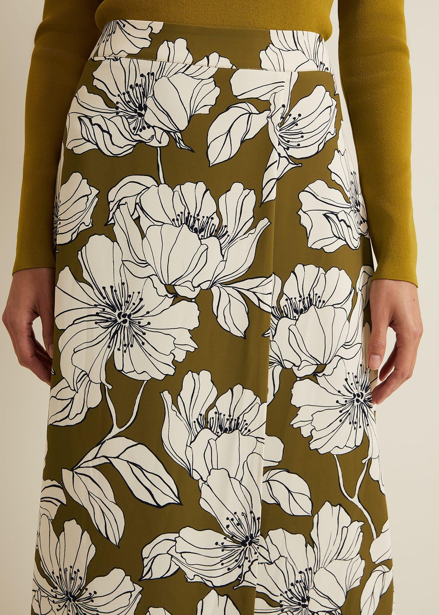 Amalia Floral Midi Skirt