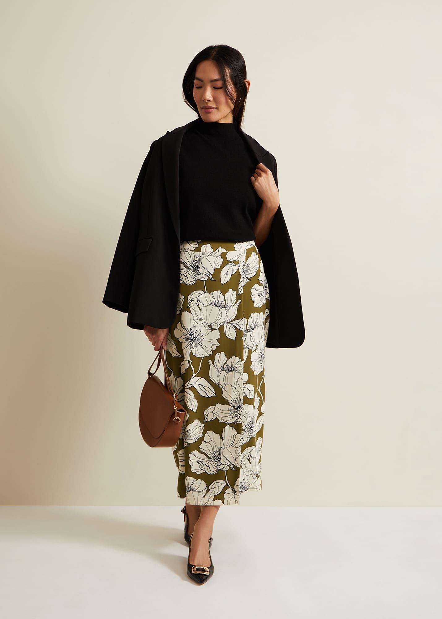 Amalia Floral Midi Skirt