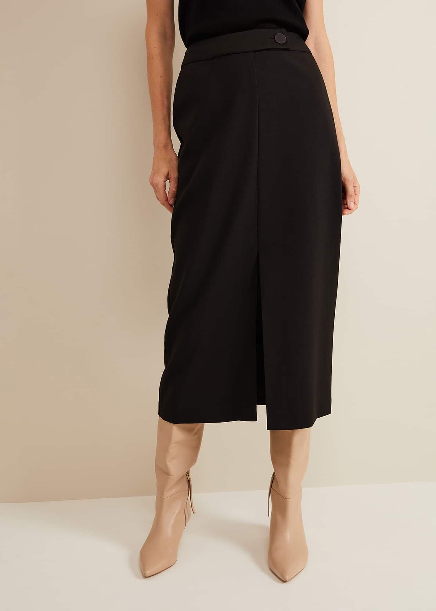 brynn-black-midi-suit-skirt