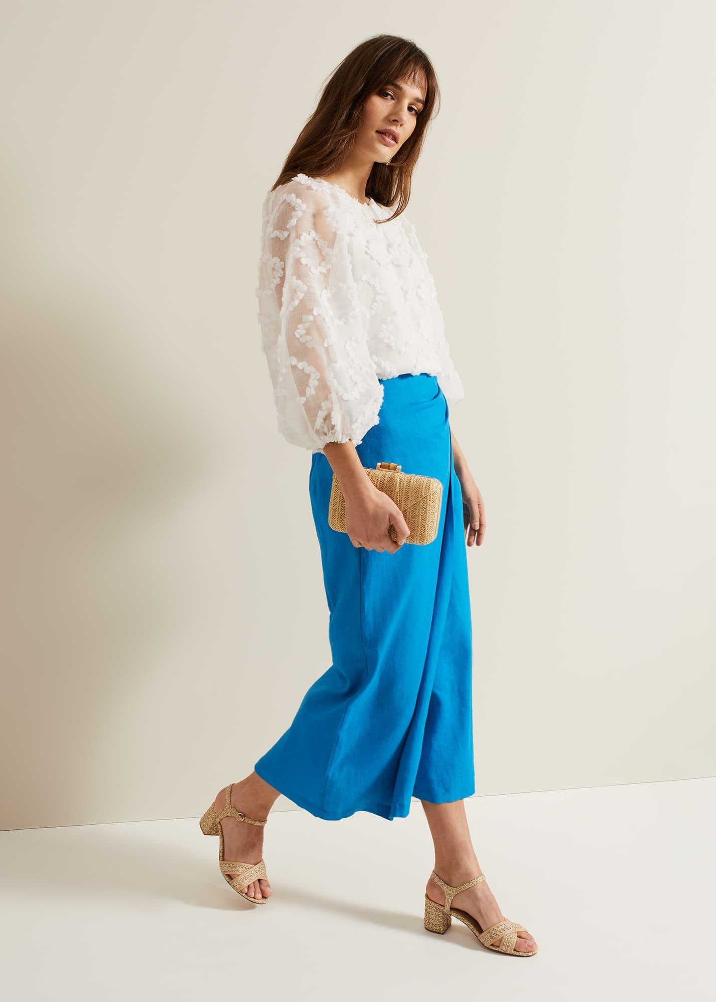 Hayden Linen Wrap Skirt