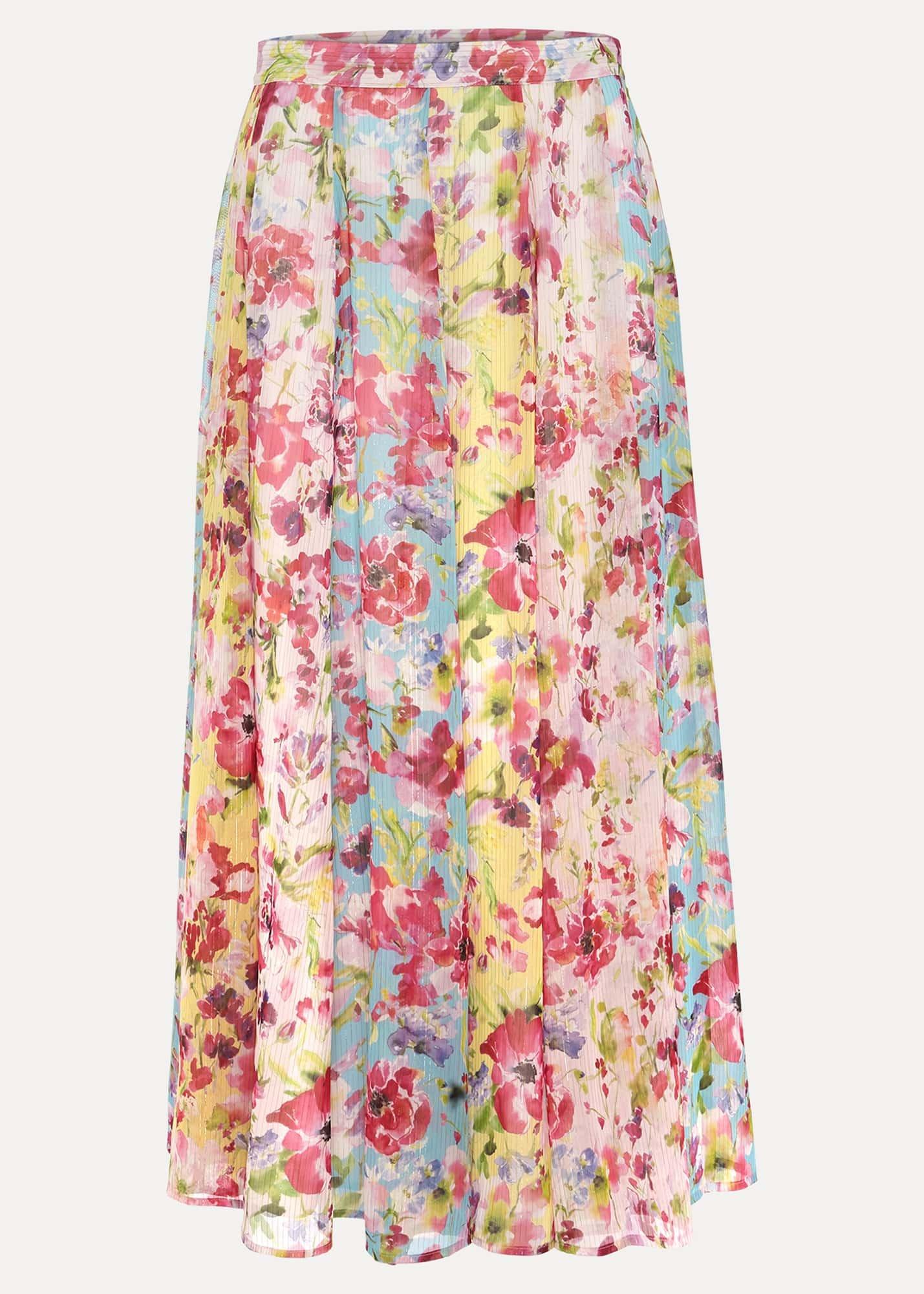 Vivianne Floral Midi Skirt