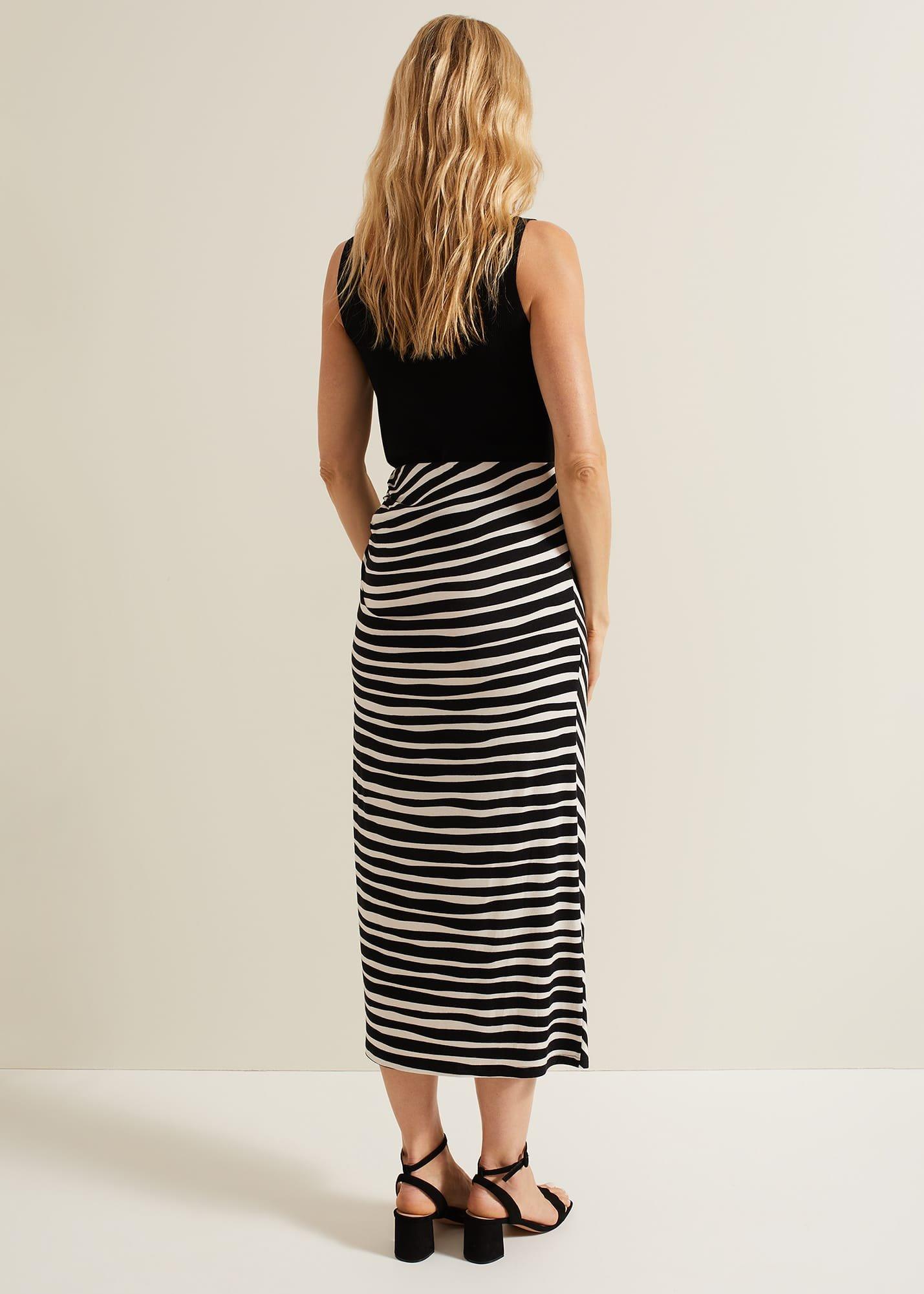 Rory Jersey Printed Maxi Skirt