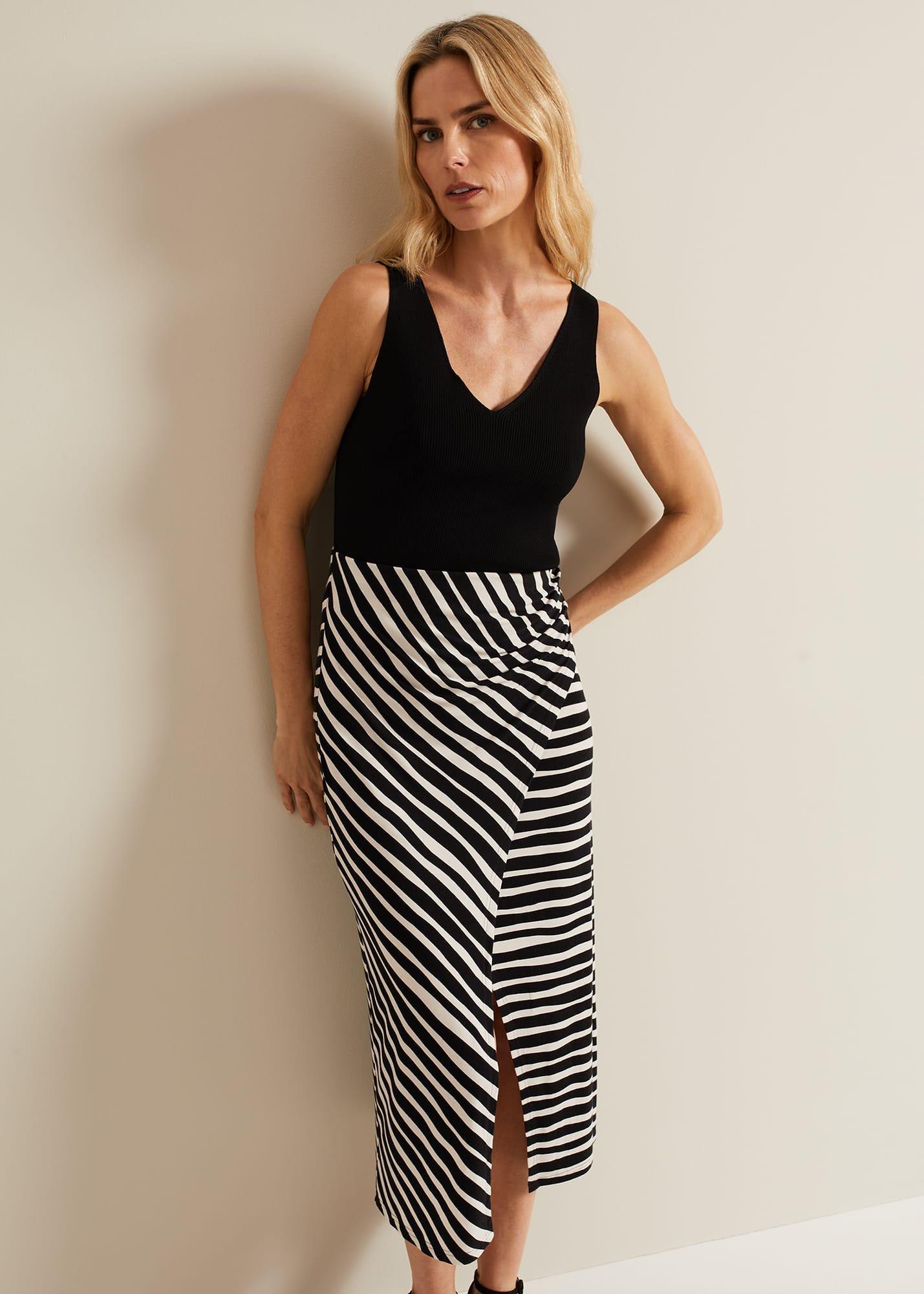 Rory Jersey Printed Maxi Skirt