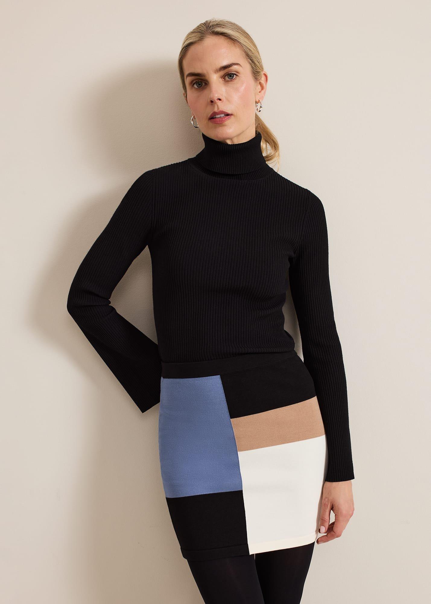 ${product-id}-Kamila Colourblock Skirt-Multi-Coloured-${view-type}