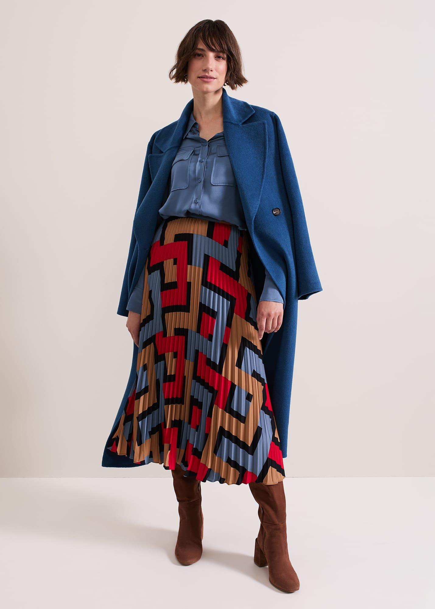 ${product-id}-Elmina Geo Pleated Midi Skirt-Black-${view-type}