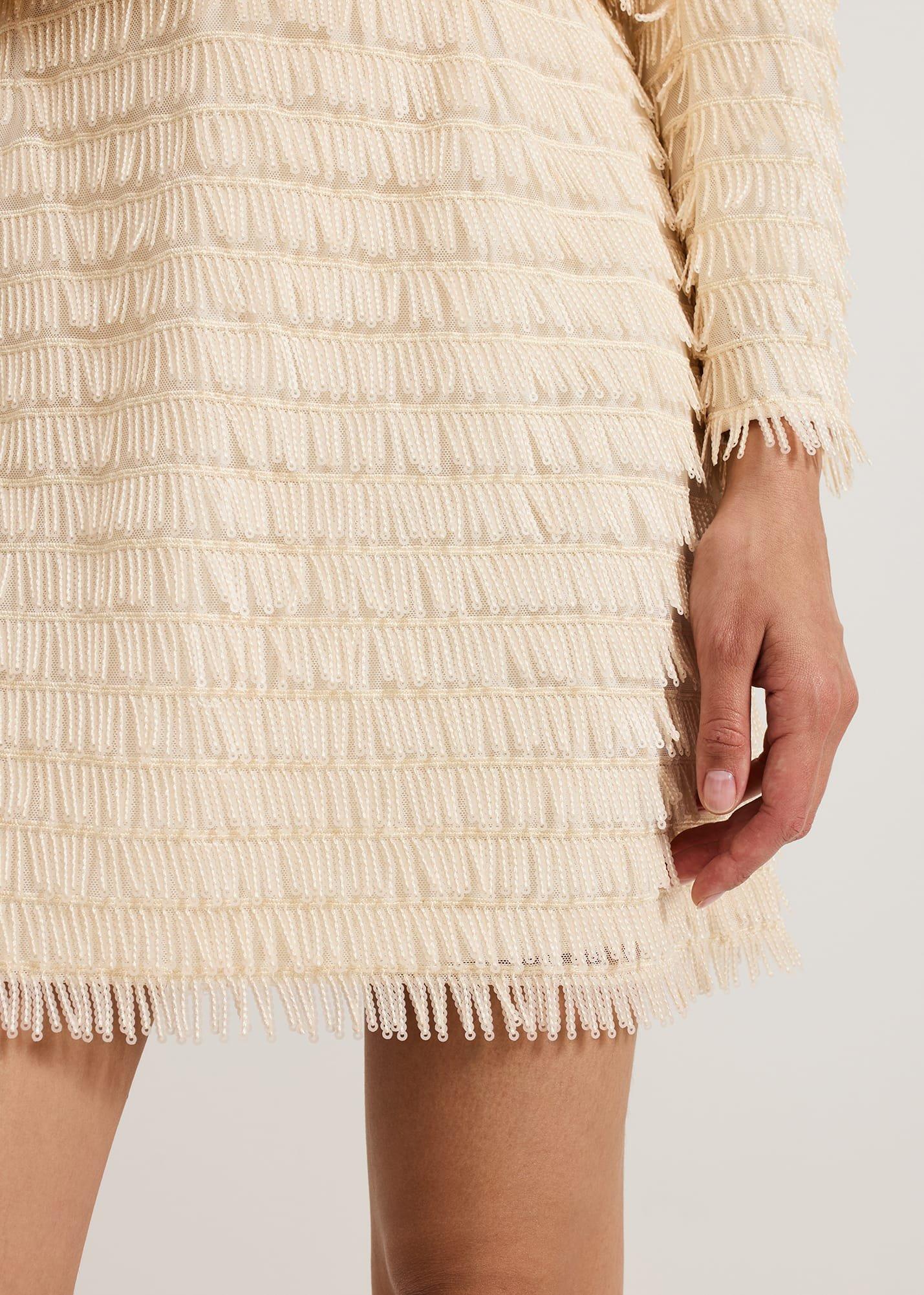 Dolly Fringe Mini Skirt