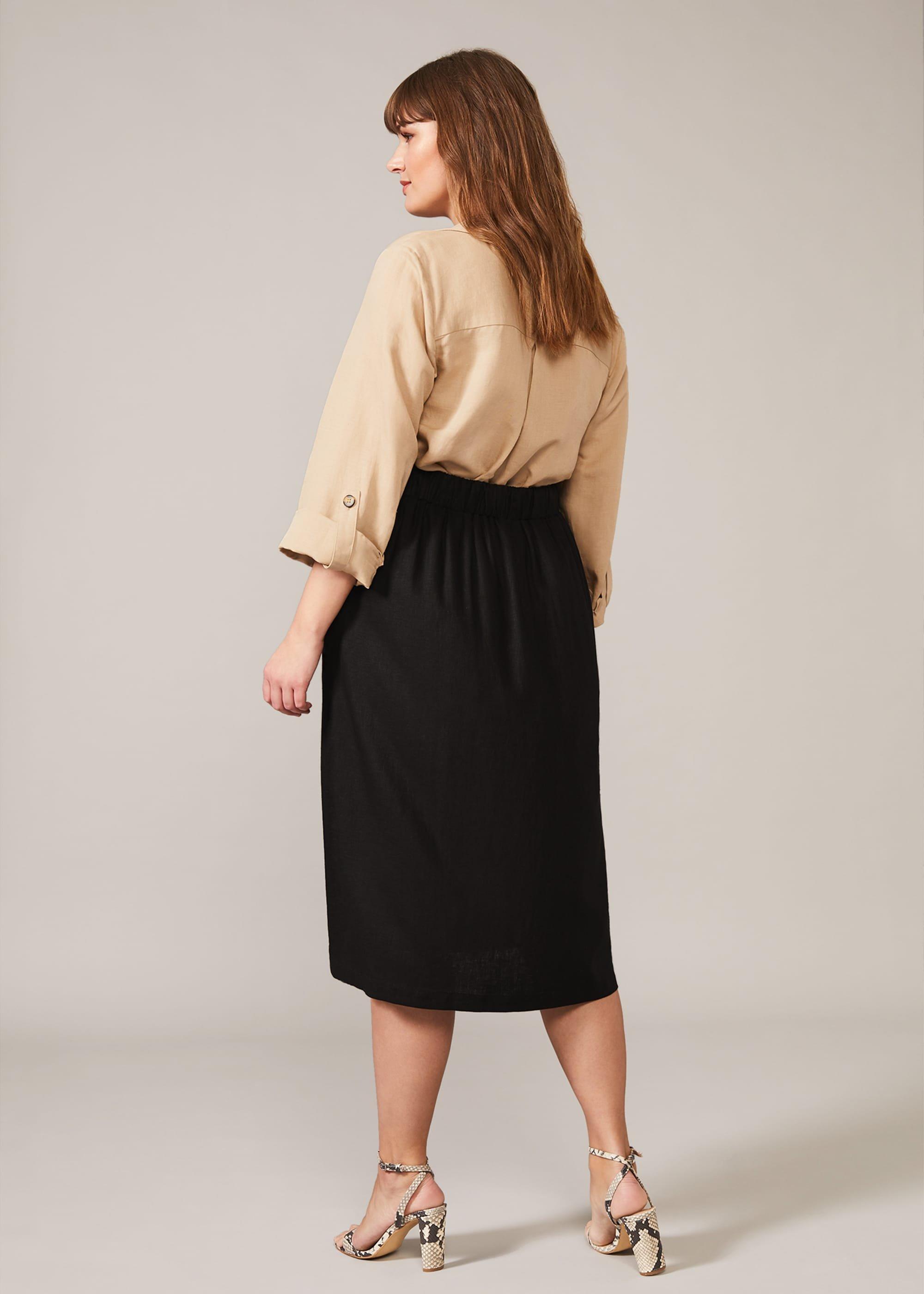 Kristy Button Down Midi Skirt