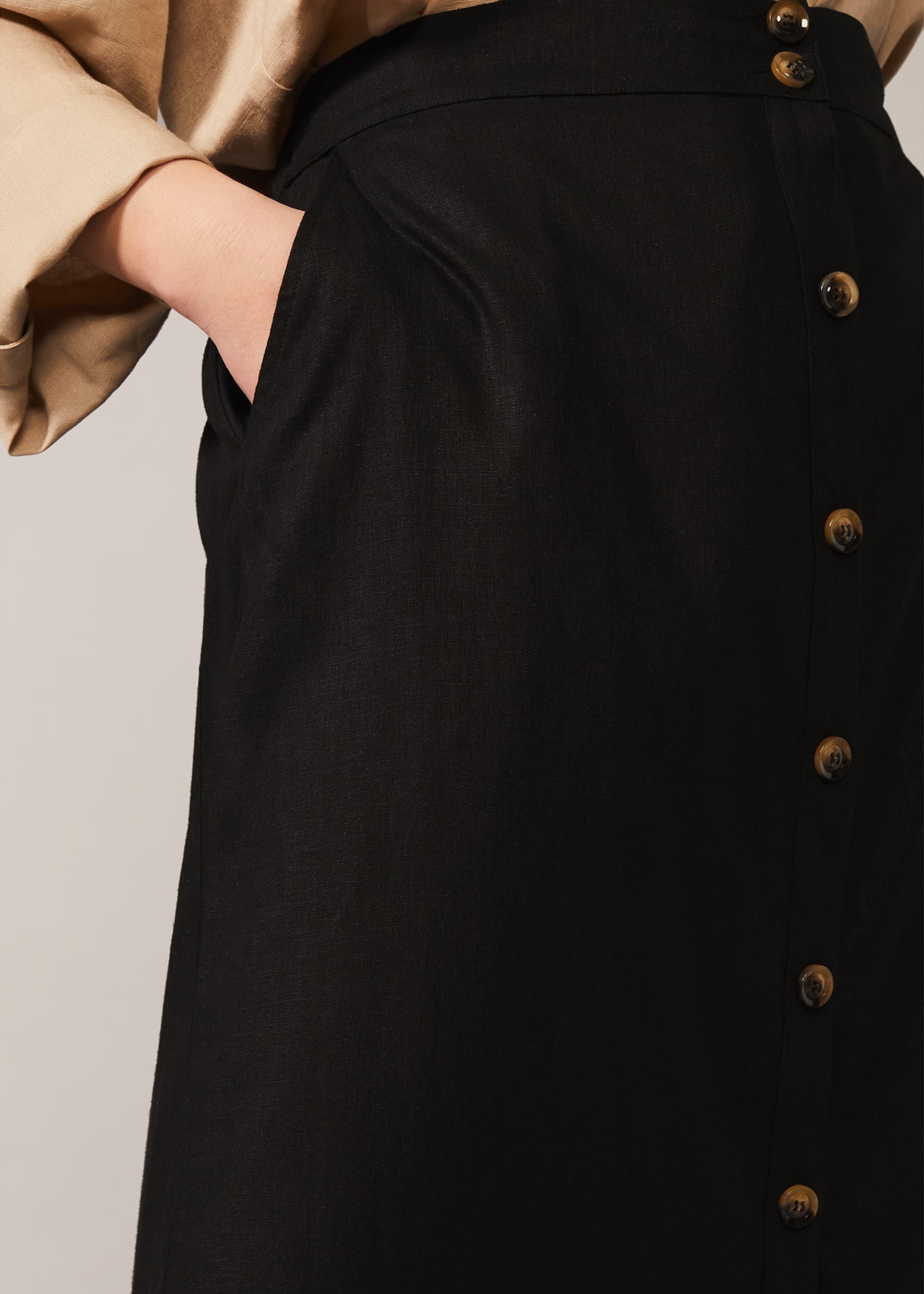 Kristy Button Down Midi Skirt