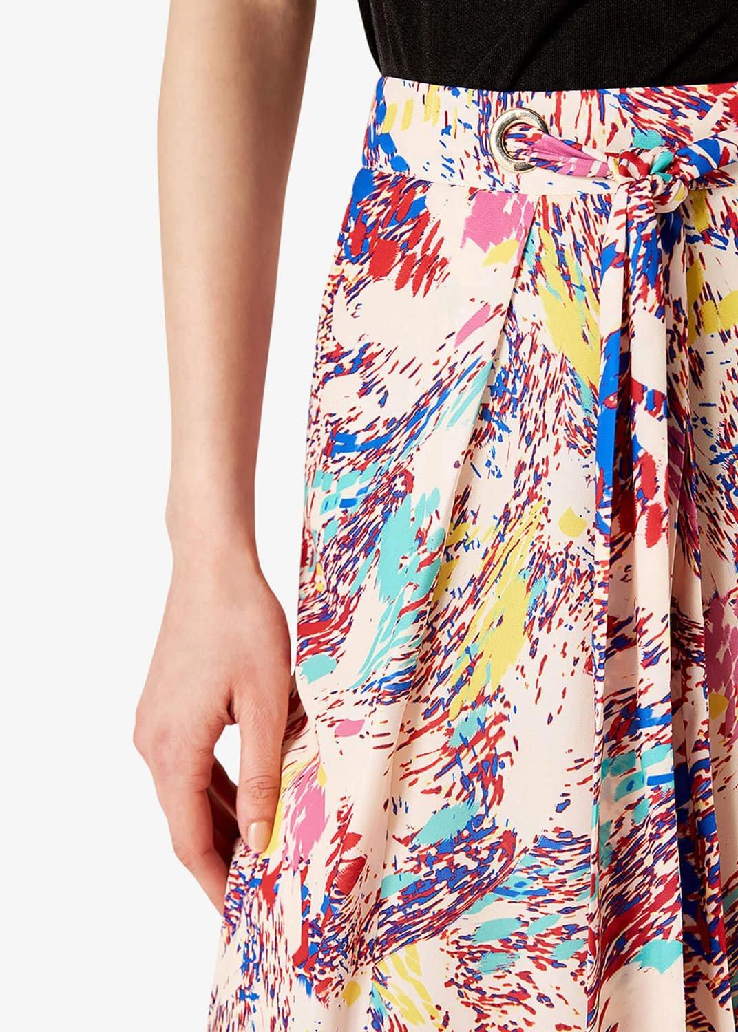 Audrina Print Maxi Skirt