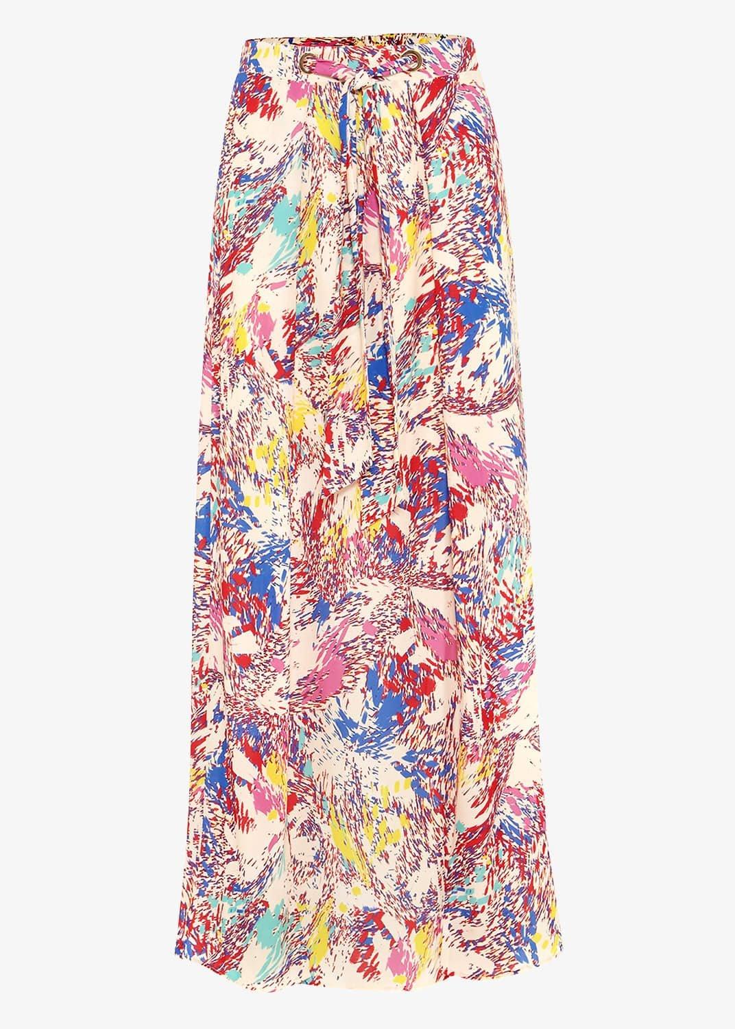 Audrina Print Maxi Skirt