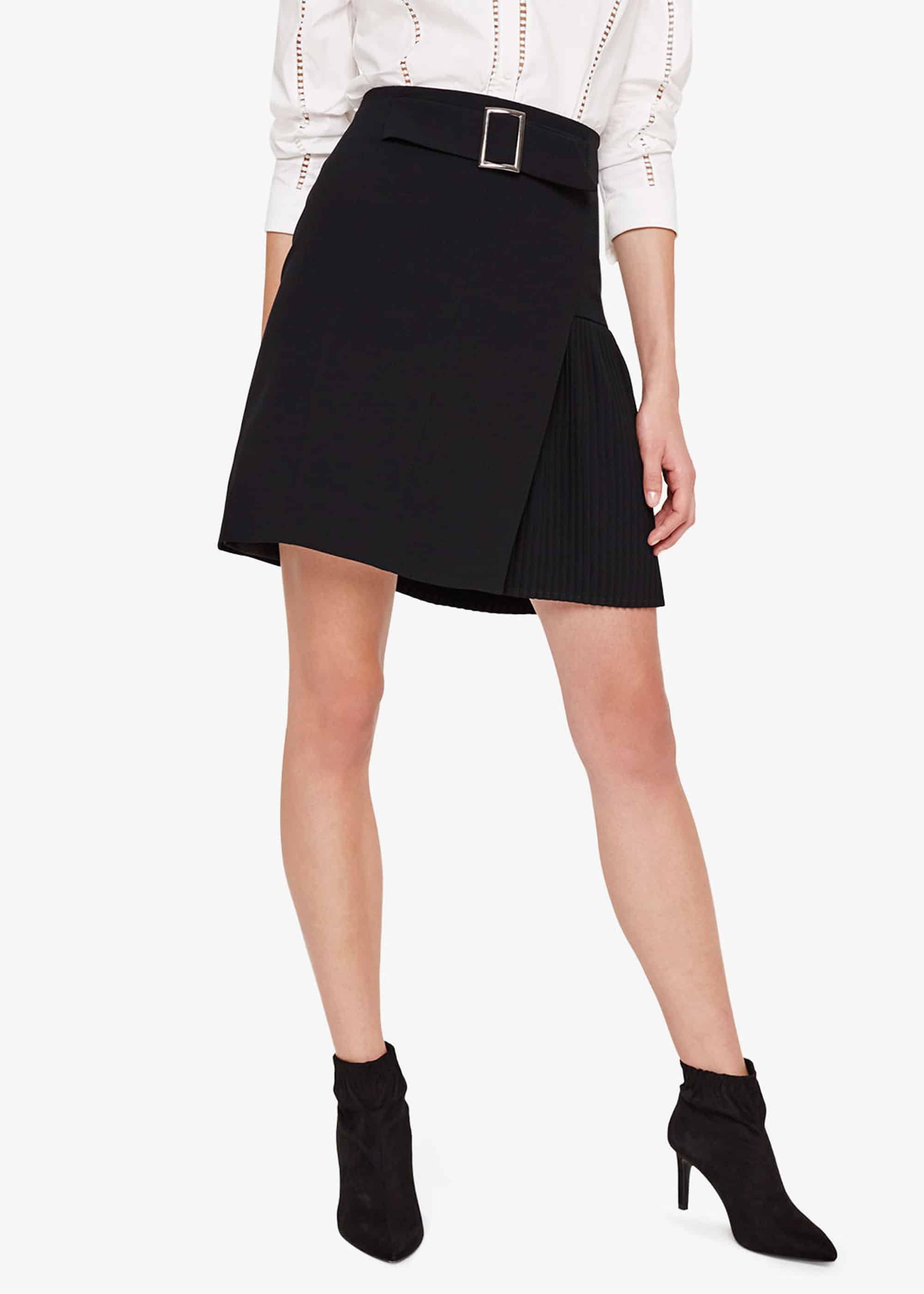 Neela Pleated Hem Skirt