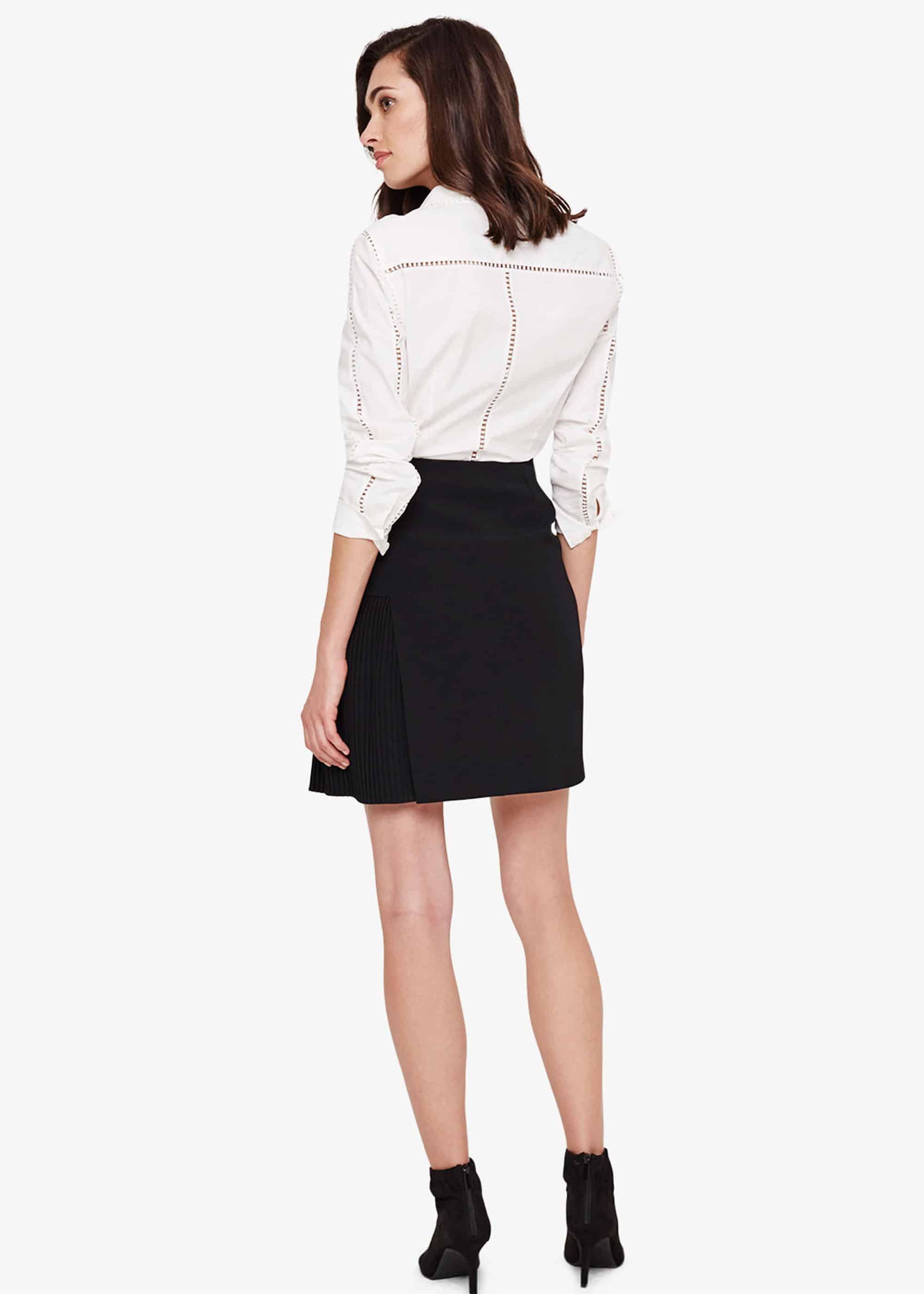 Neela Pleated Hem Skirt