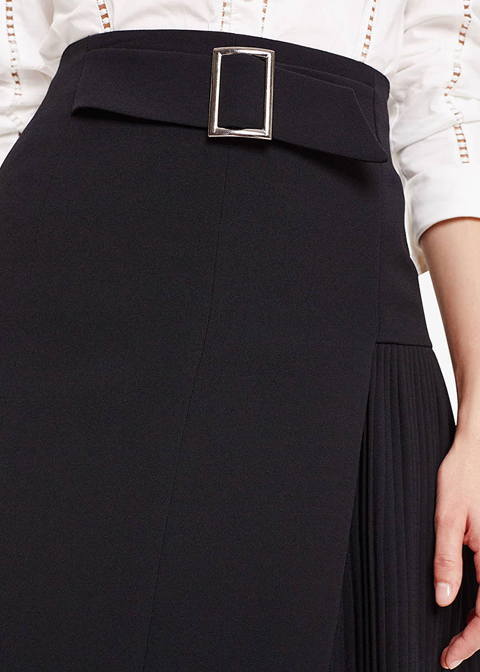 Neela Pleated Hem Skirt