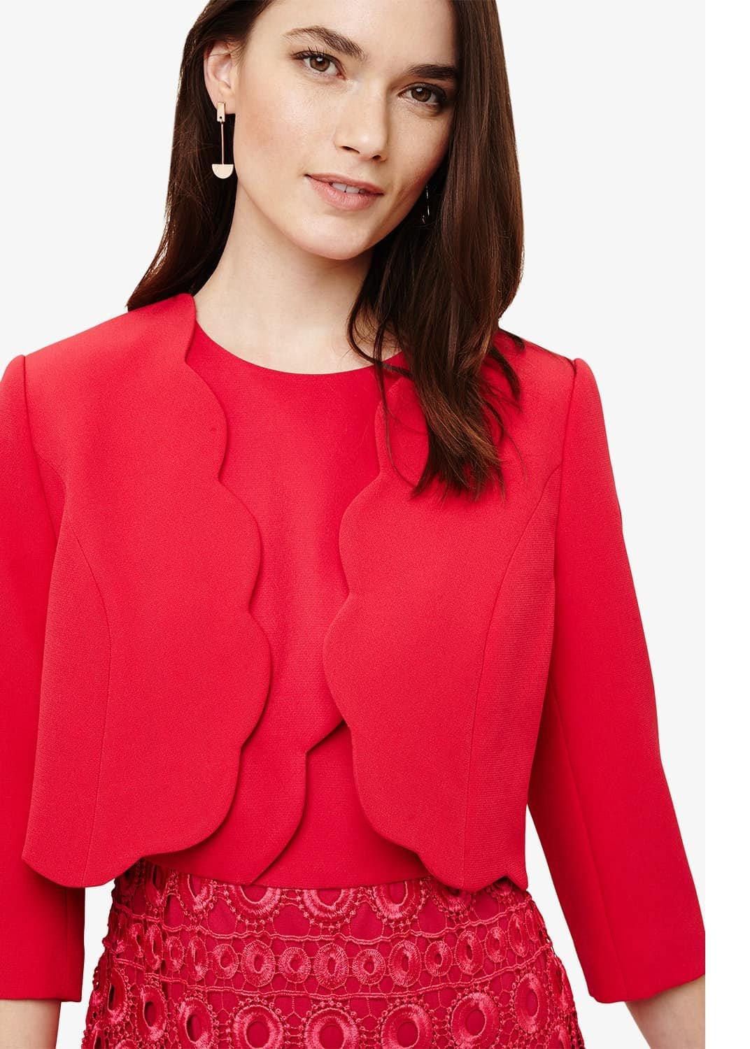 Marlin Scallop Trim Jacket