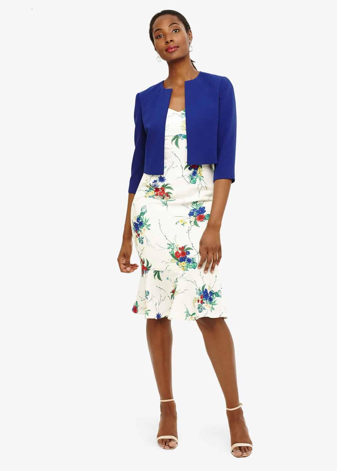 Courtney Pleat Back Jacket