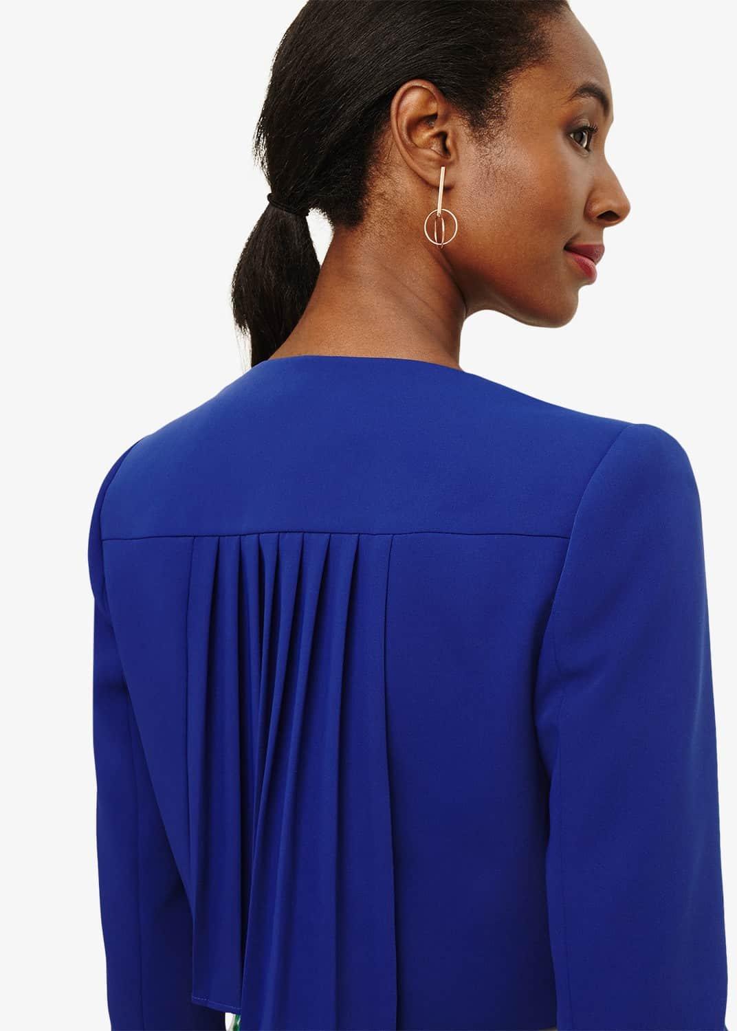 Courtney Pleat Back Jacket