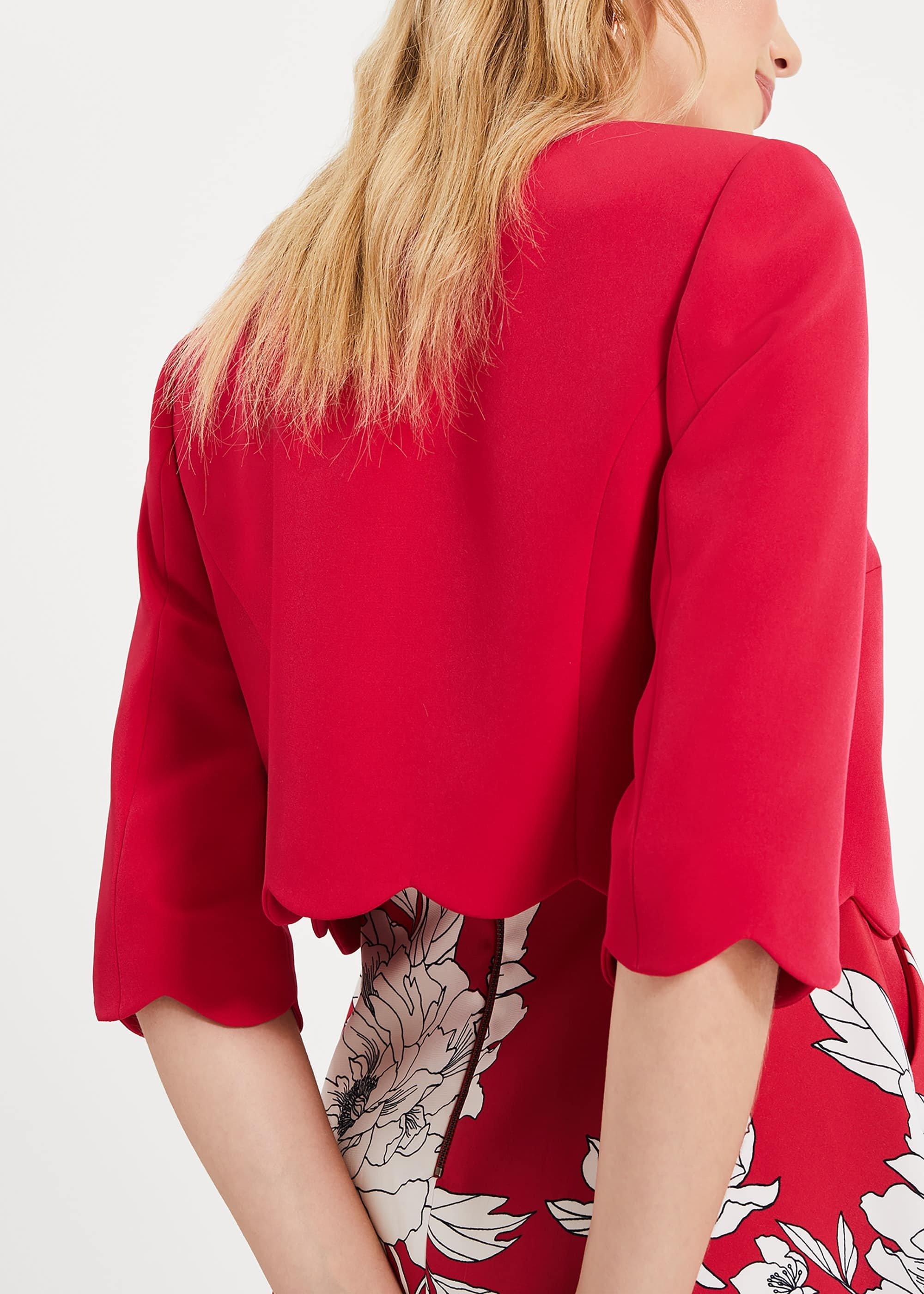 Petunia Scallop Hem Jacket