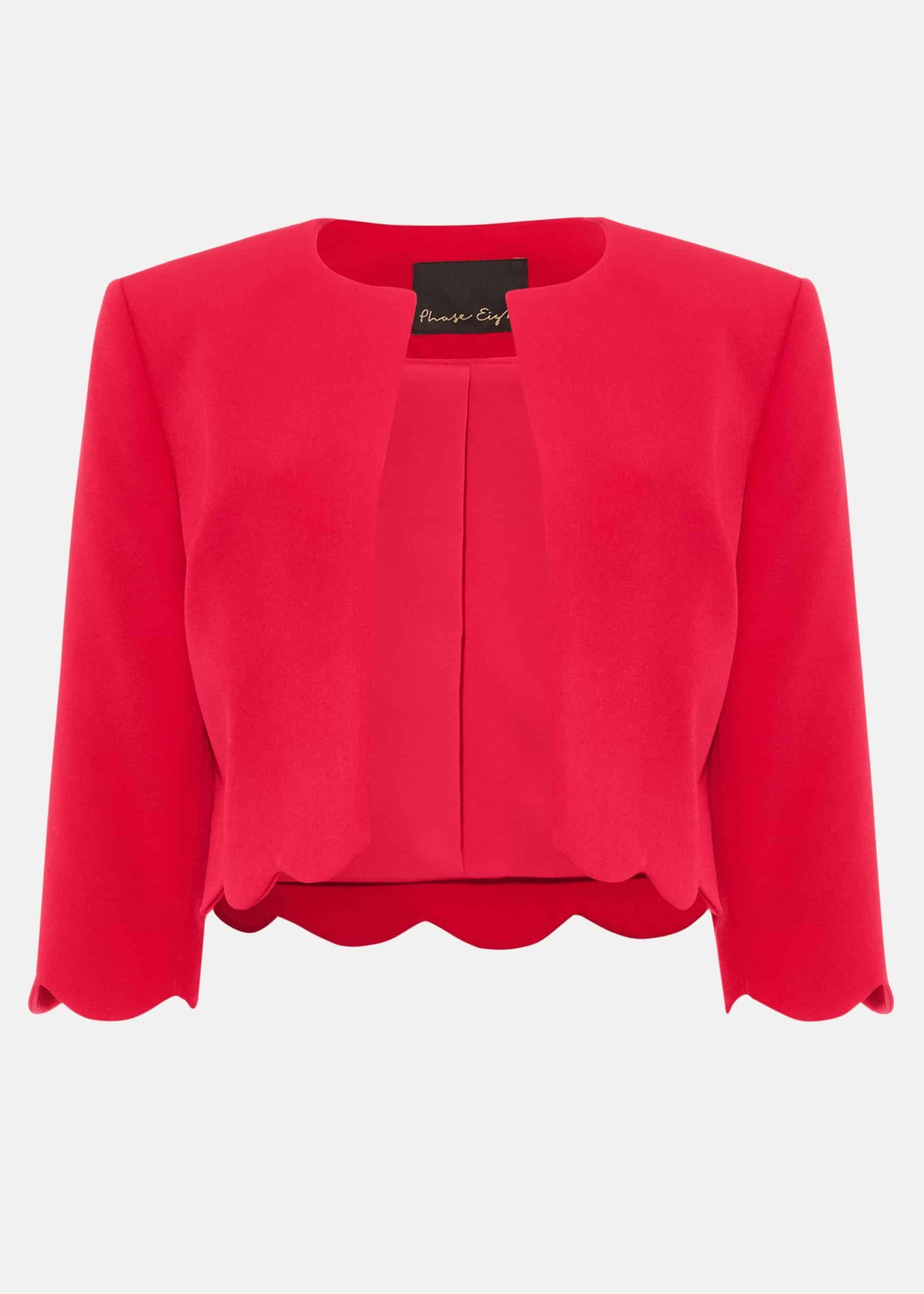 Petunia Scallop Hem Jacket