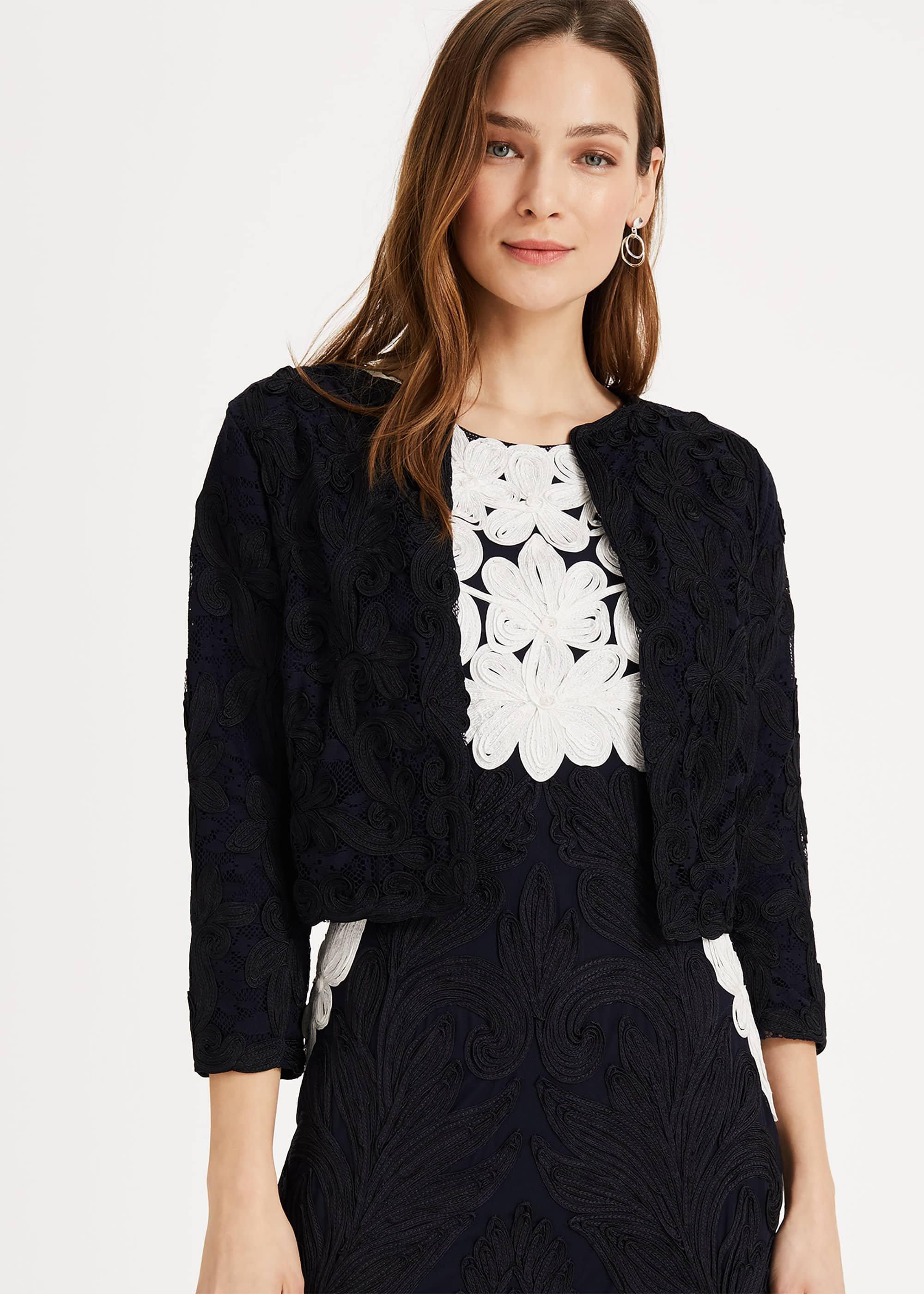 Catheleen Tapework Lace Jacket