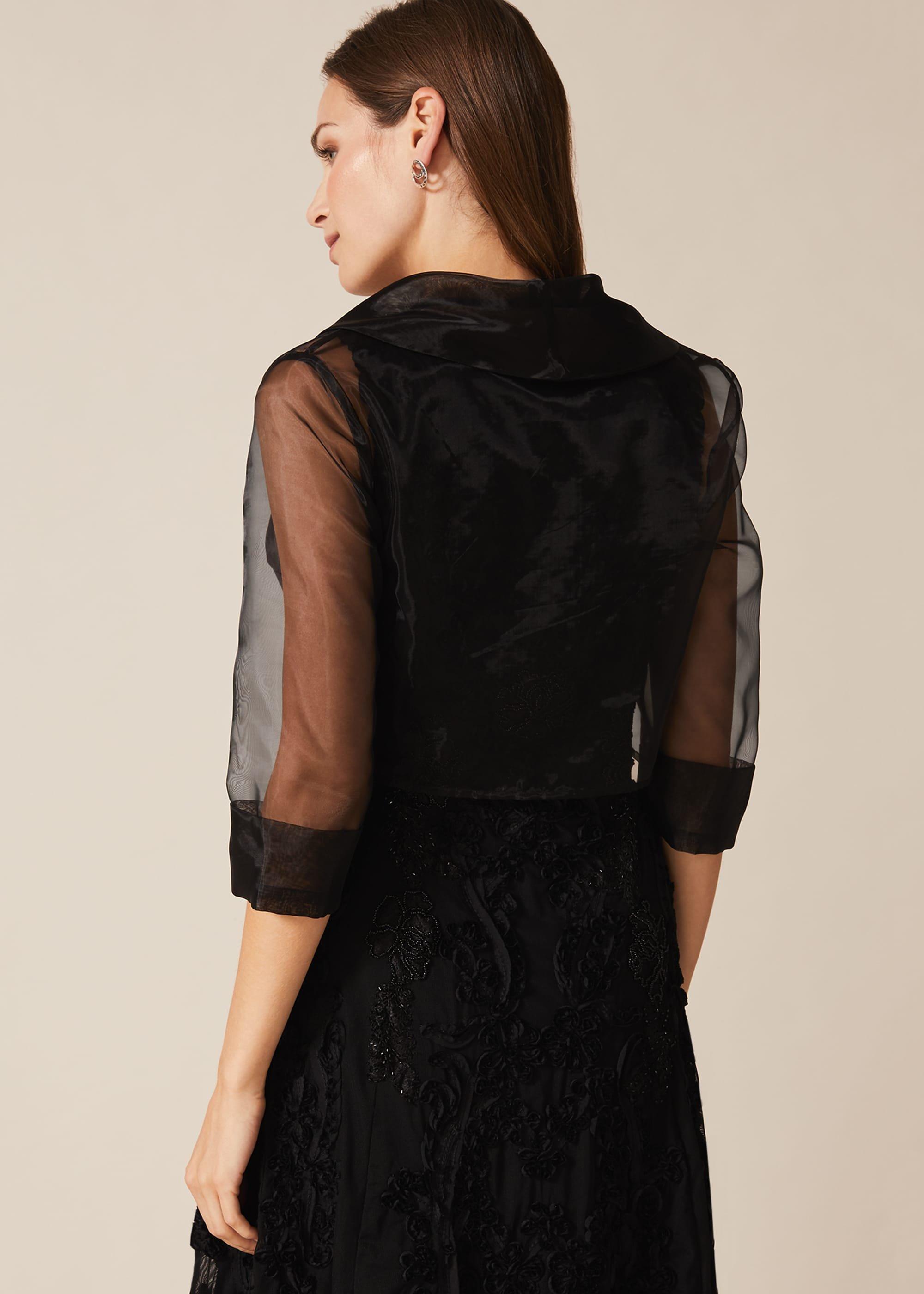 Frieda Sheer Organza Shrug