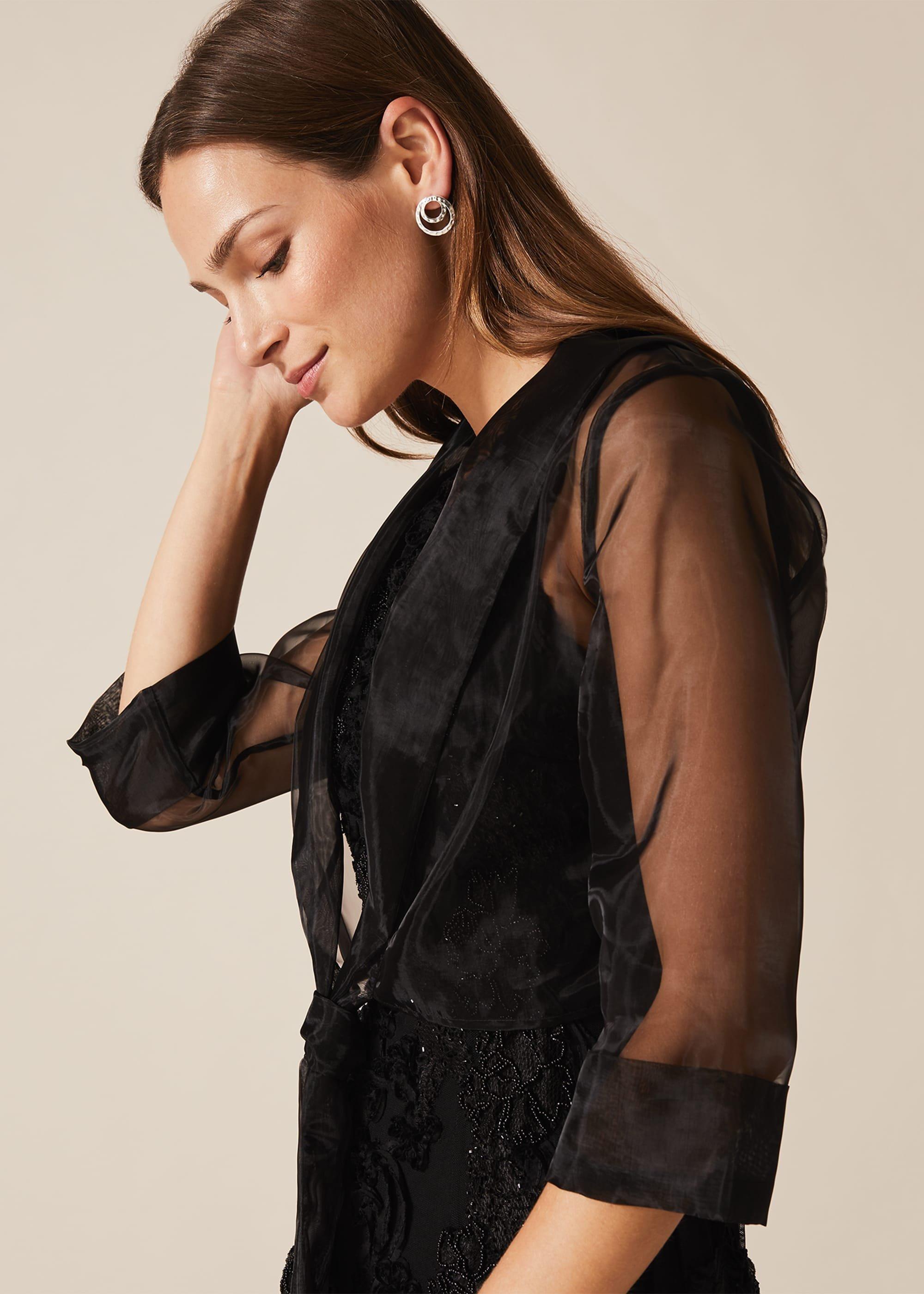 Frieda Sheer Organza Shrug
