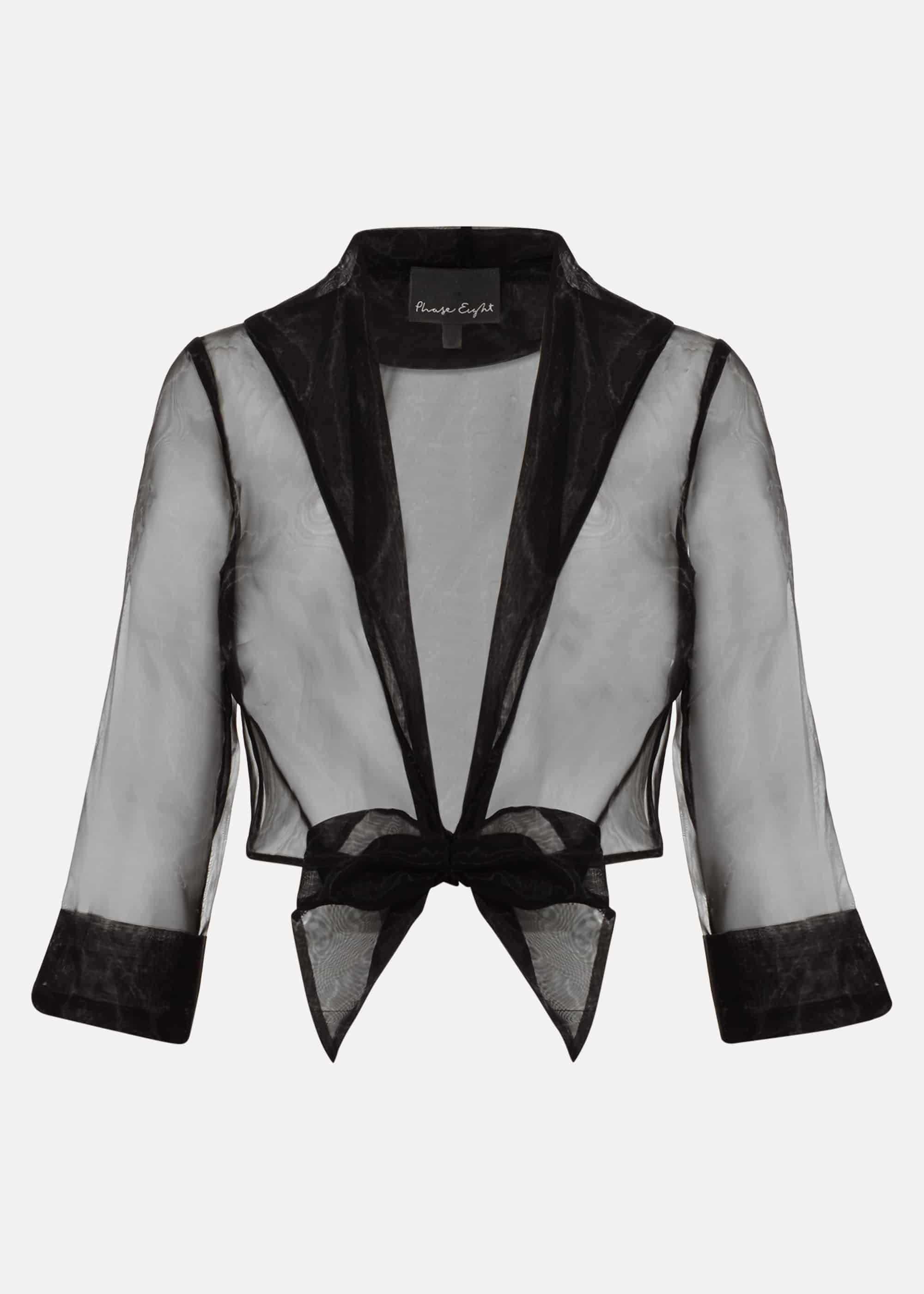 Frieda Sheer Organza Shrug