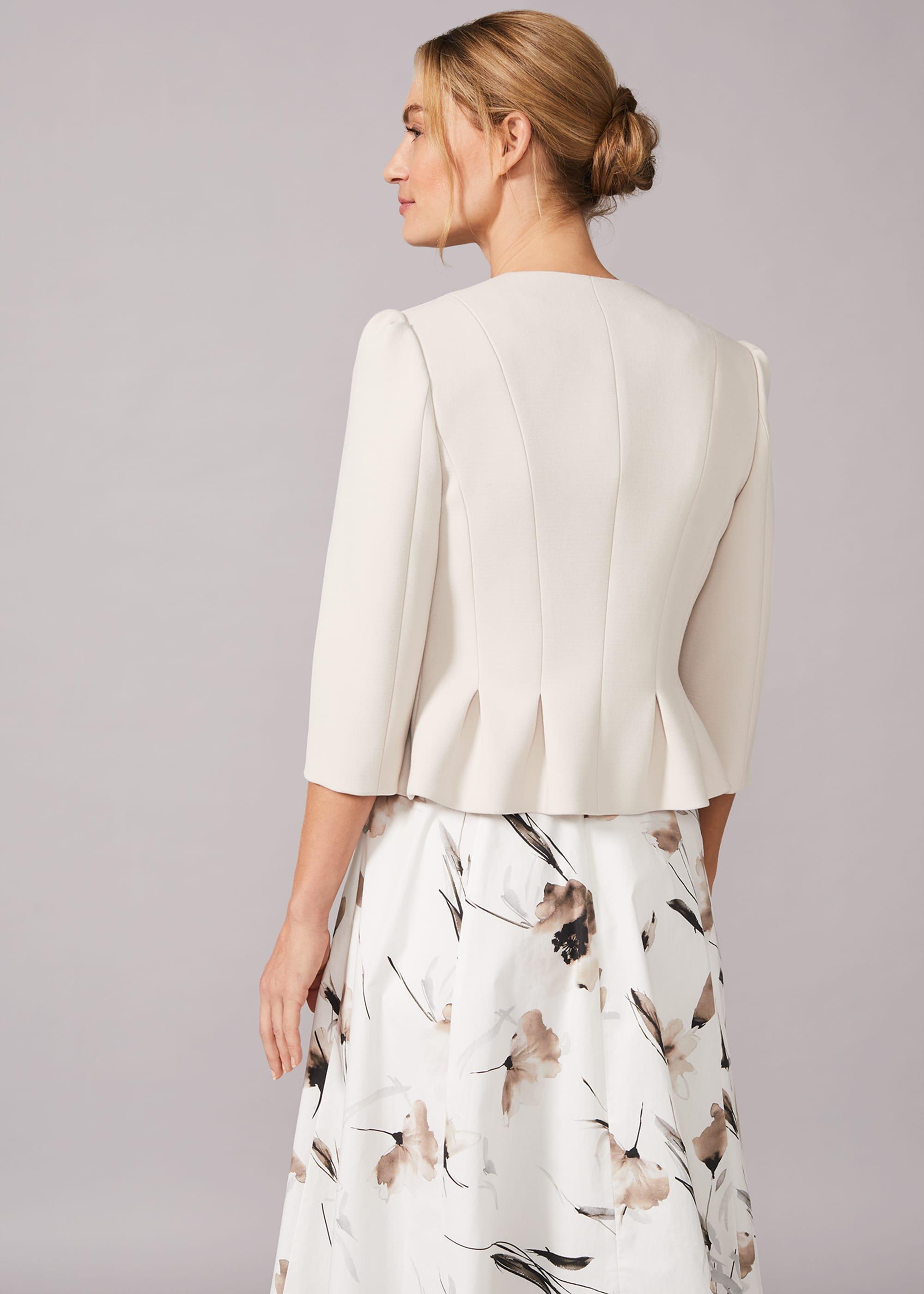 Abbey Pleated Hem Occasion Jacket
