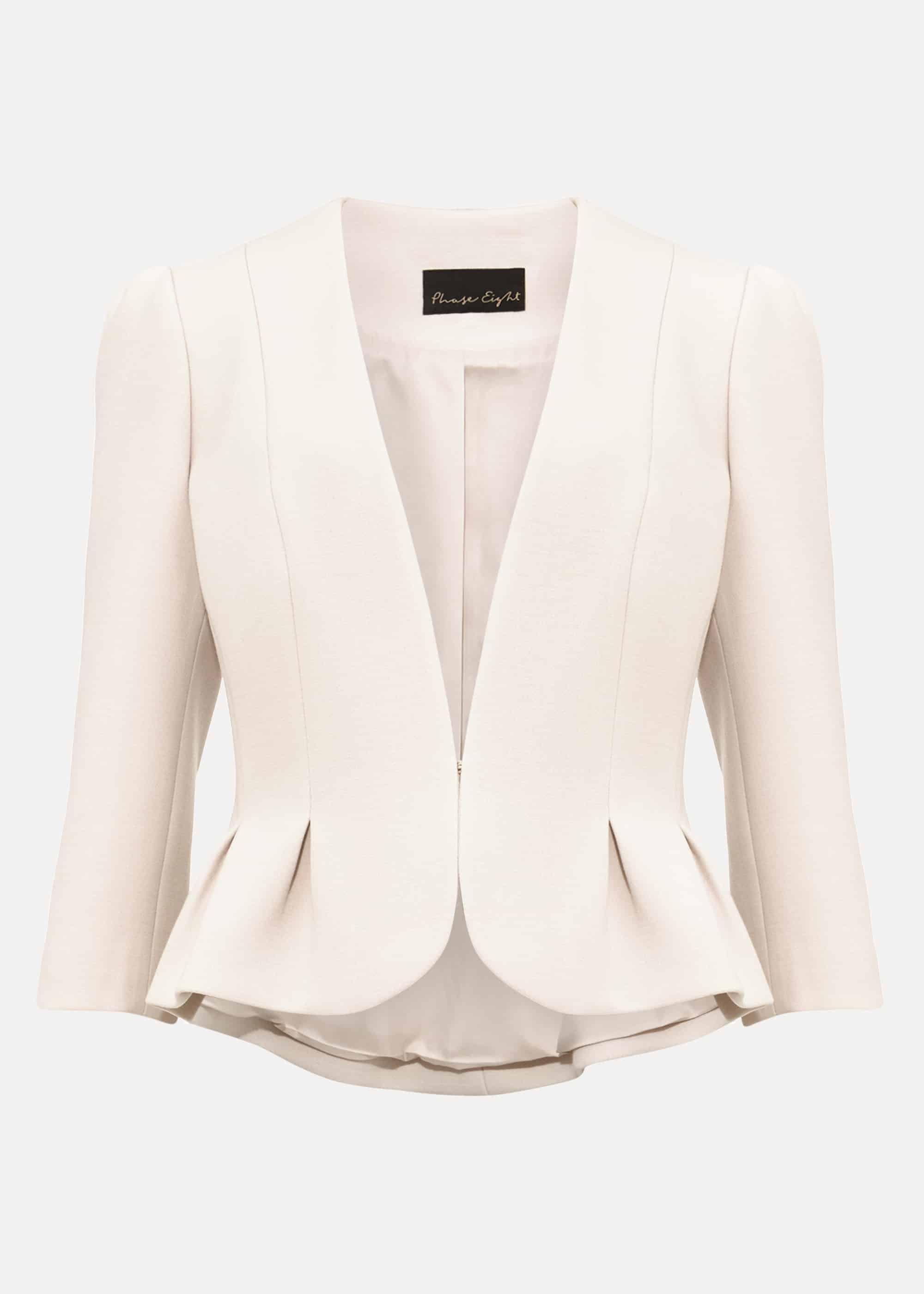Abbey Pleated Hem Occasion Jacket