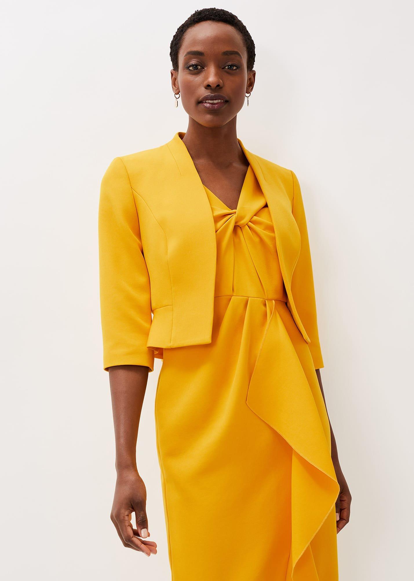 Rosalyn Fluted Sleeve Occasion Jacket