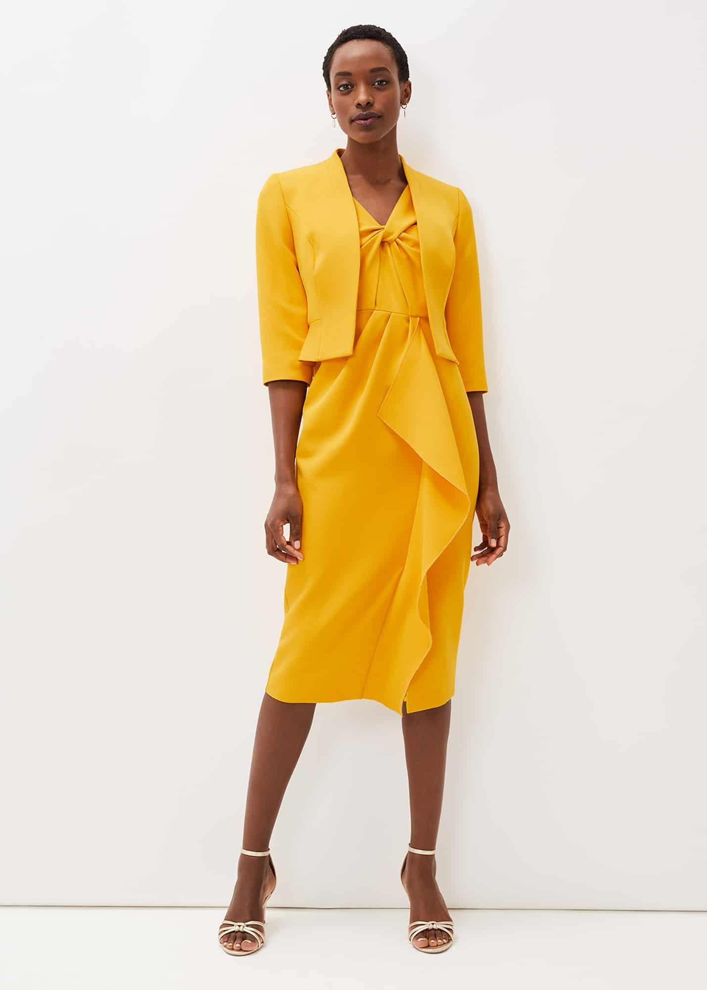 Rosalyn Fluted Sleeve Occasion Jacket