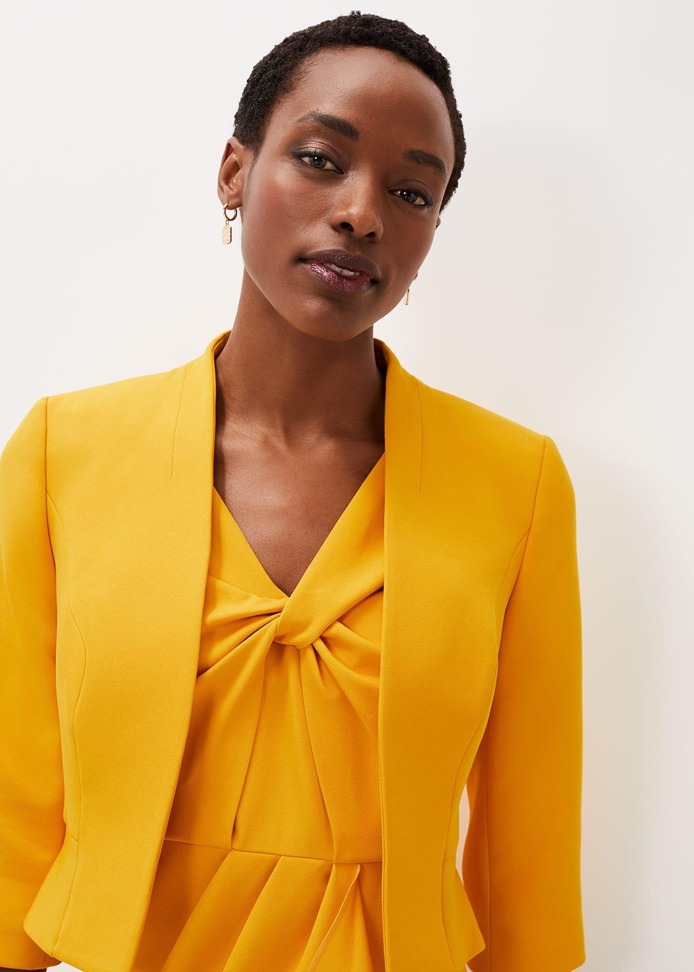 Rosalyn Fluted Sleeve Occasion Jacket