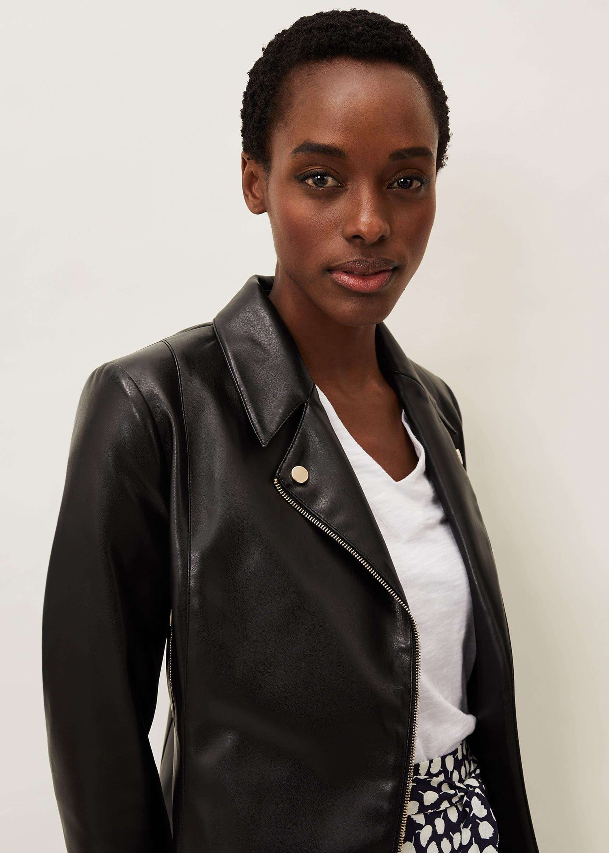 Wendie Faux Leather Jacket