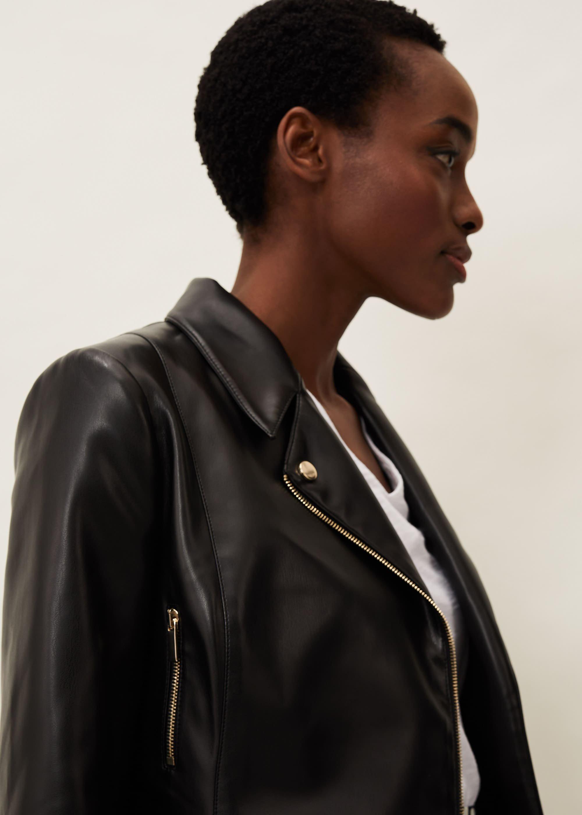 Wendie Faux Leather Jacket