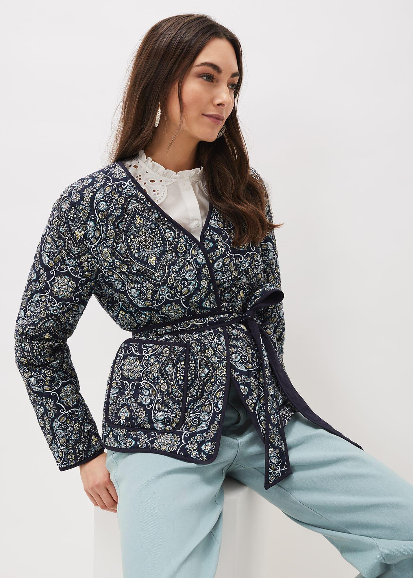 Polly Paisley Reversible Quilted Jacket