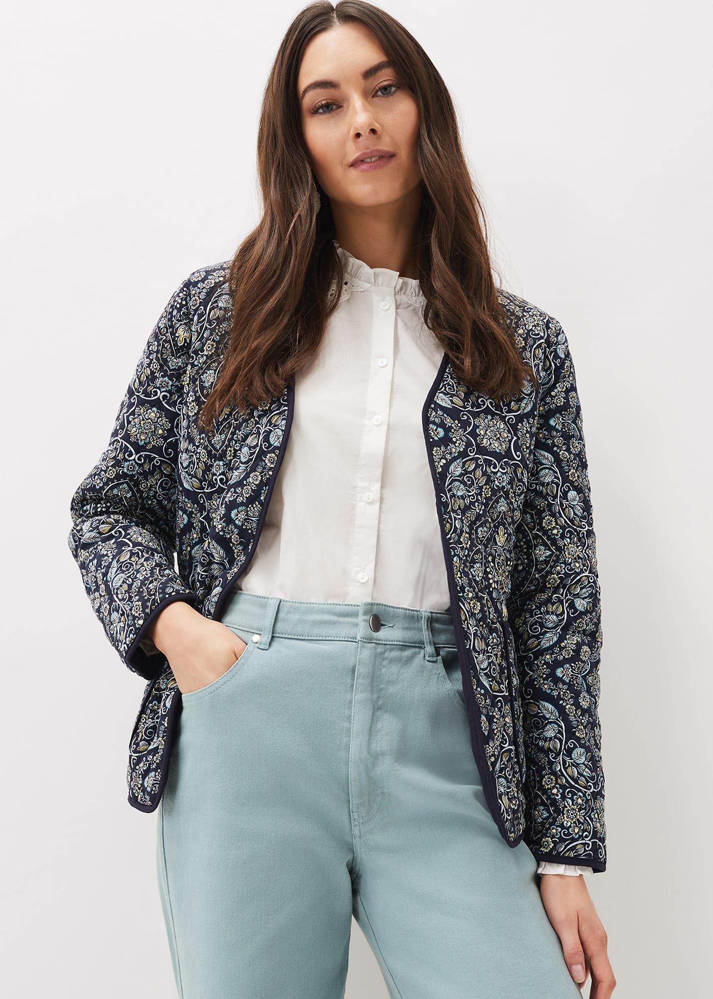 Polly Paisley Reversible Quilted Jacket