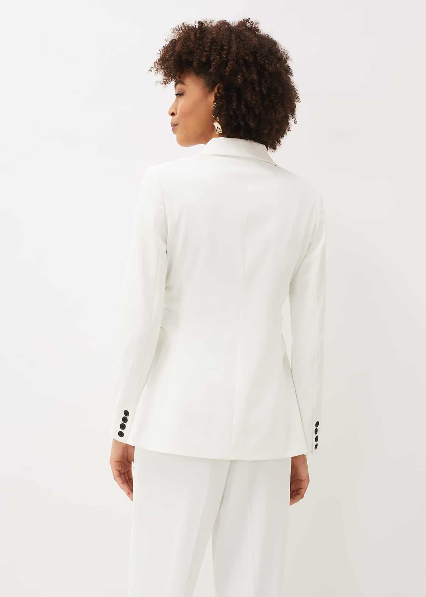 Solange White Blazer