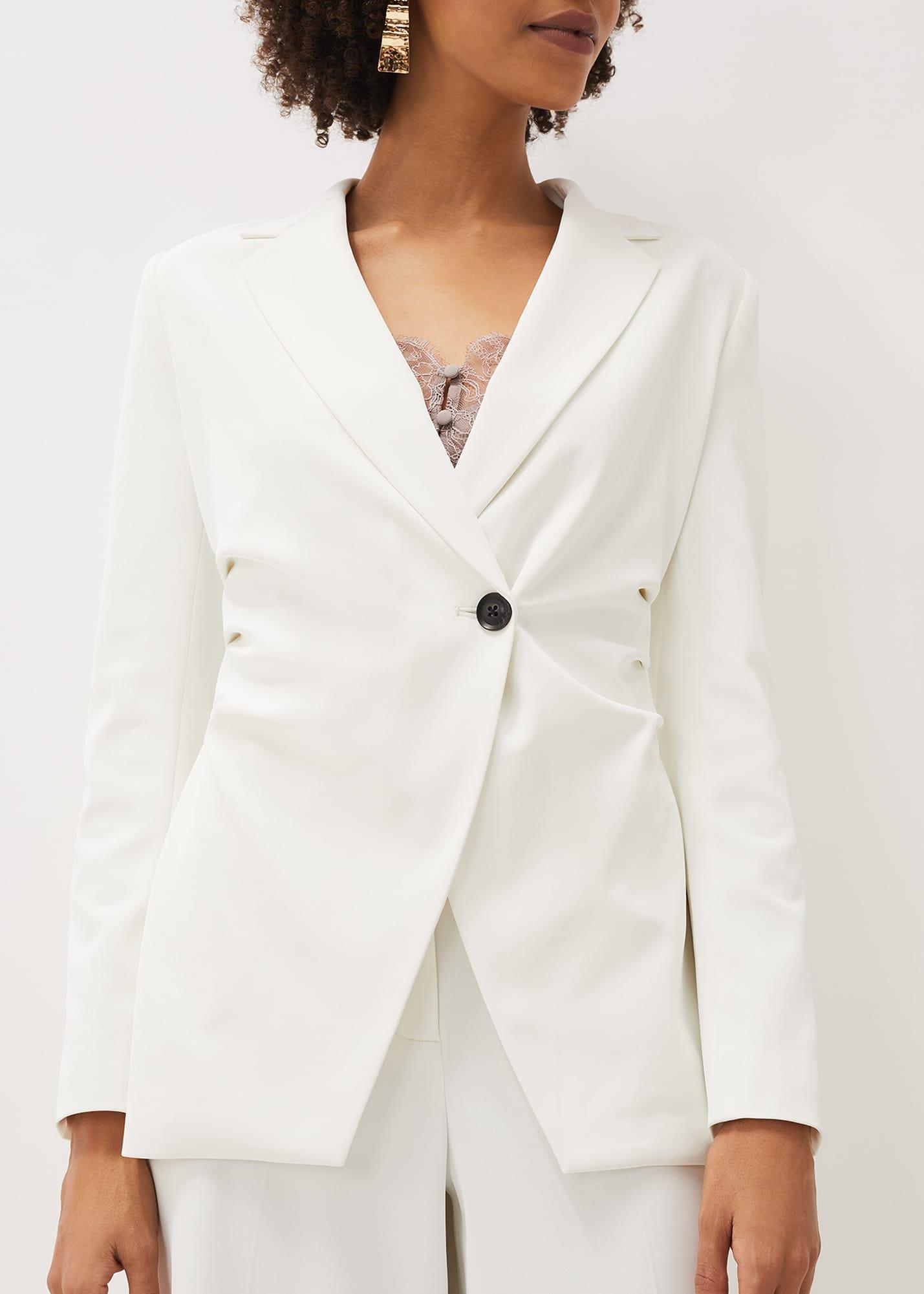 Solange White Blazer