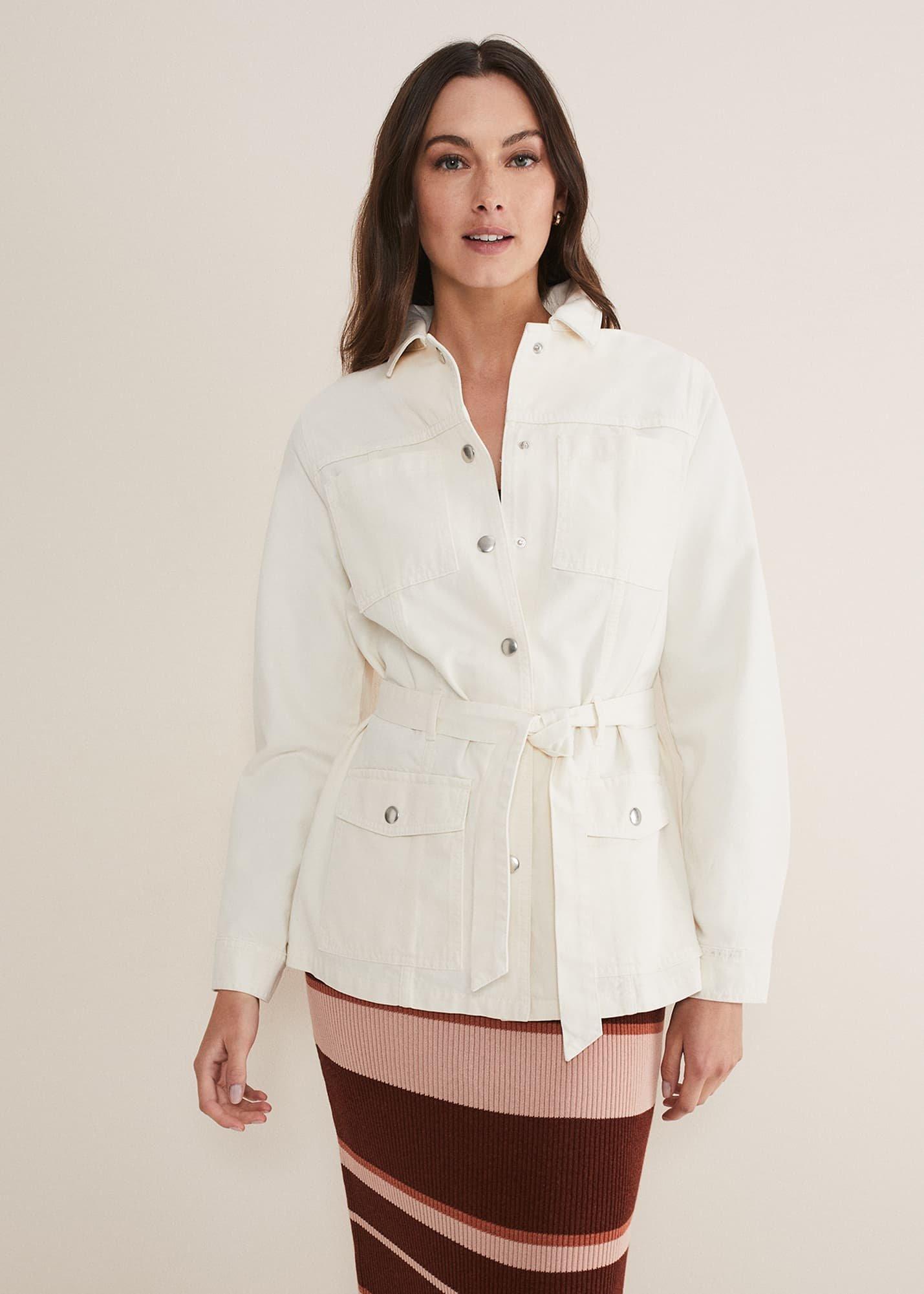 Jannah Belted Denim Shacket