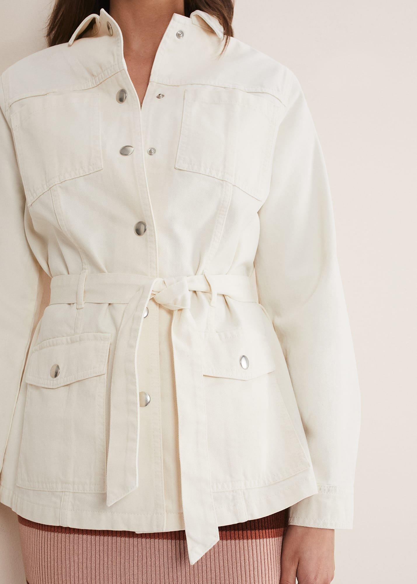 Jannah Belted Denim Shacket