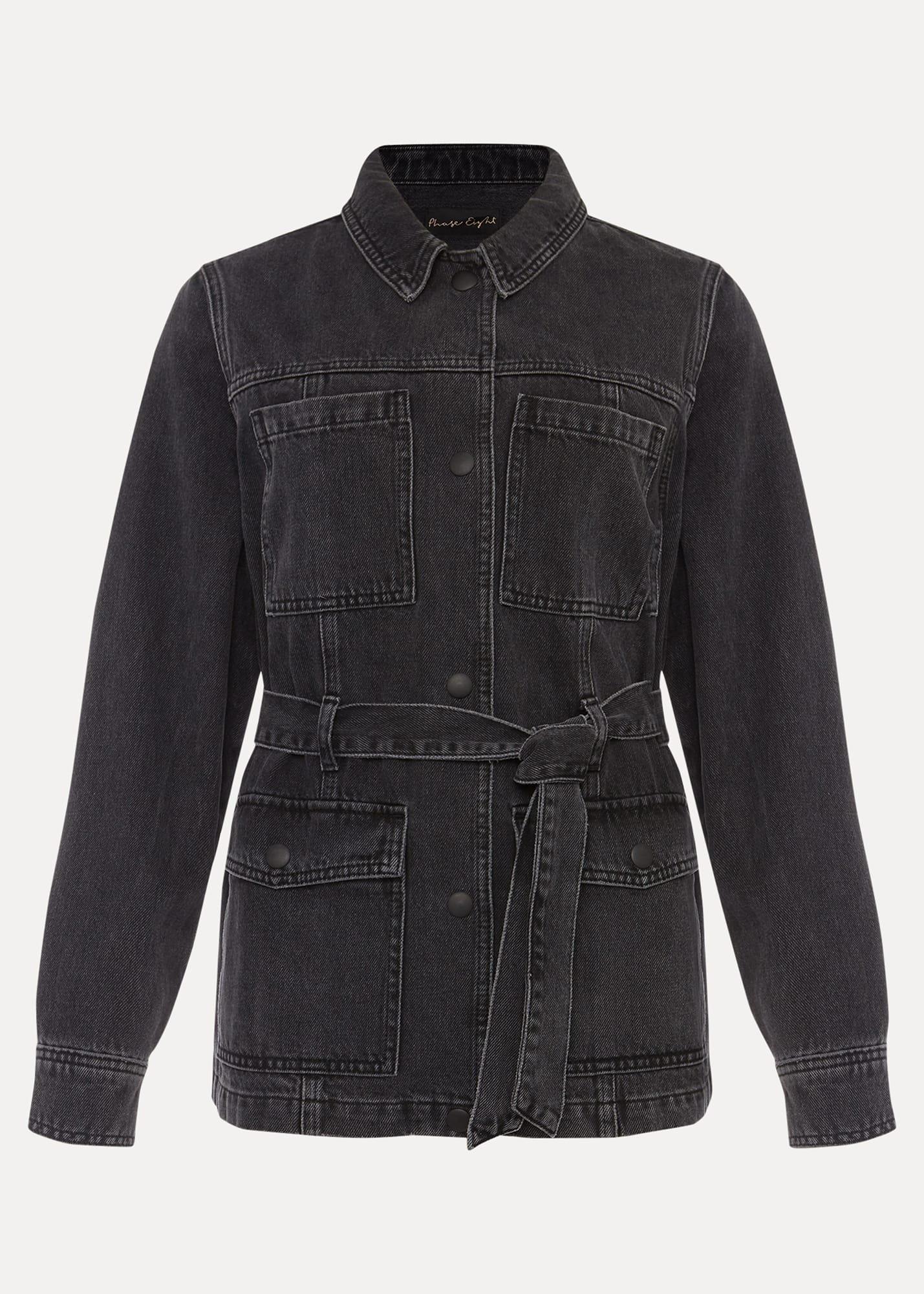 Jannah Denim Belted Shacket