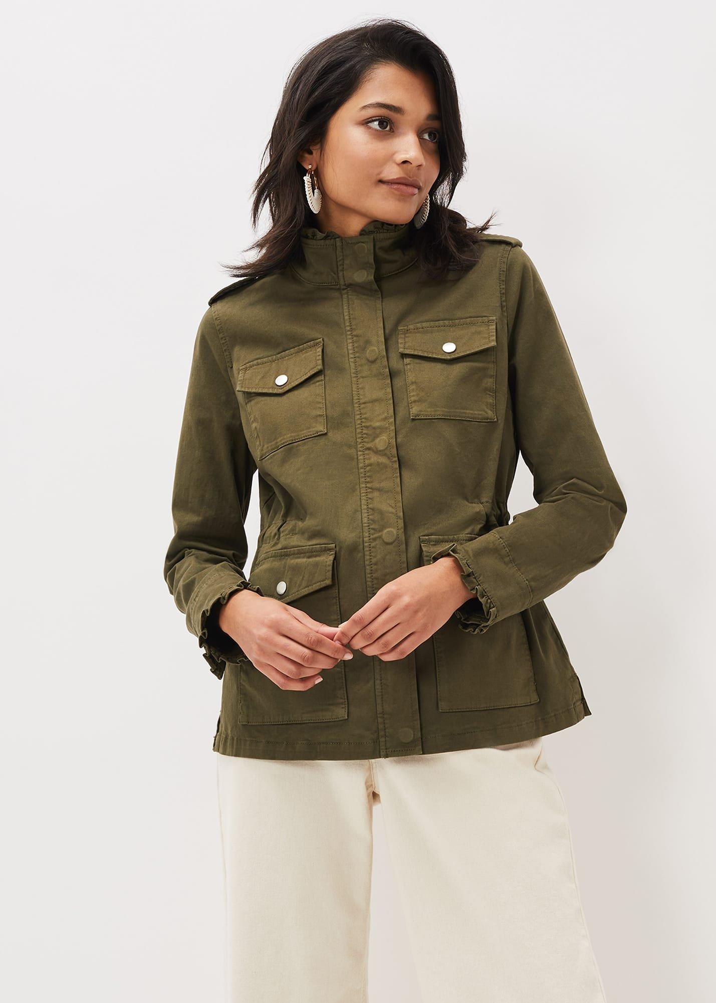 Paula Utility Frill Jacket
