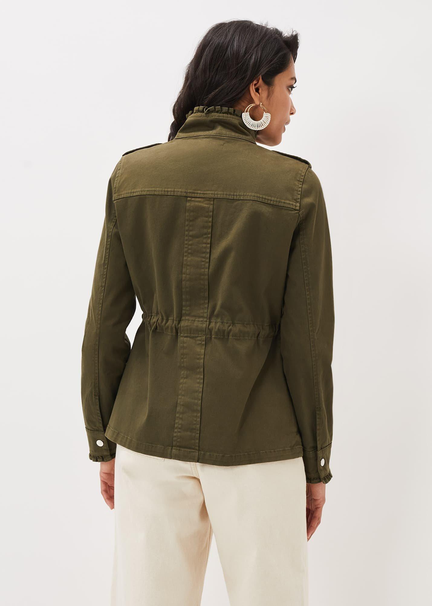 Paula Utility Frill Jacket
